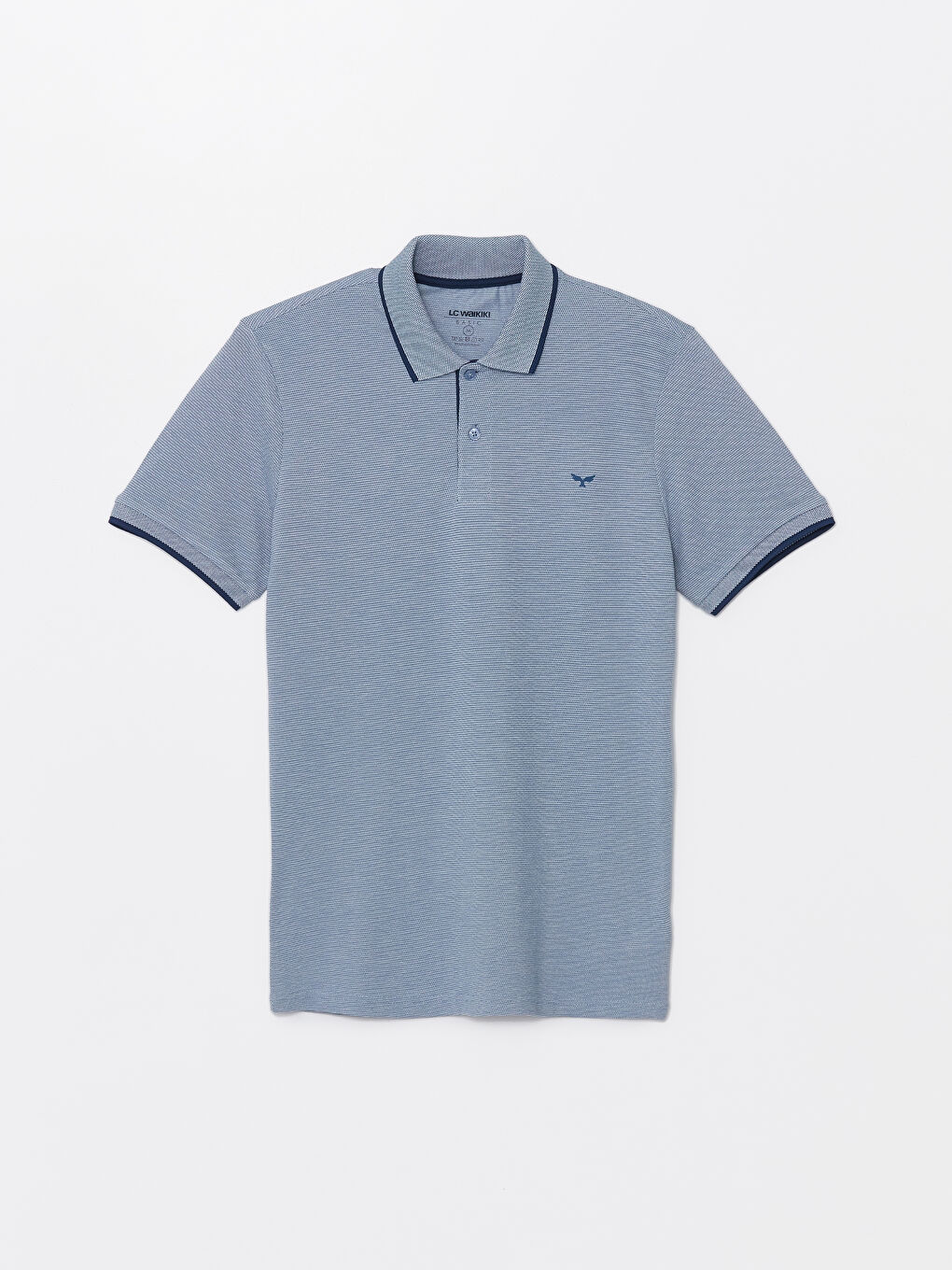 Polo Neck Short Sleeve Embroidered Men's T-Shirt -S4AG38Z8-MHY