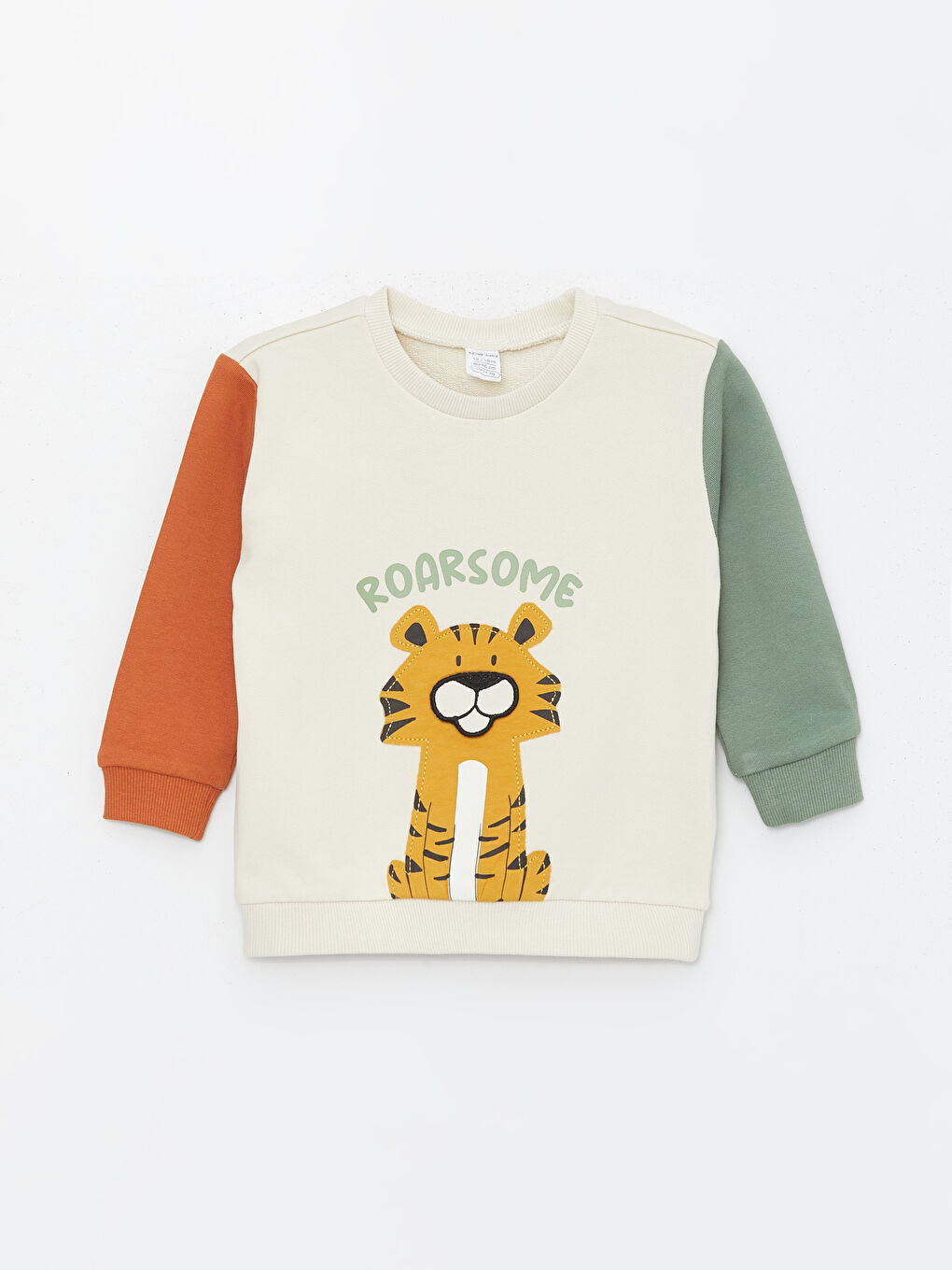 Crew Neck Printed Baby Boy Sweatshirt