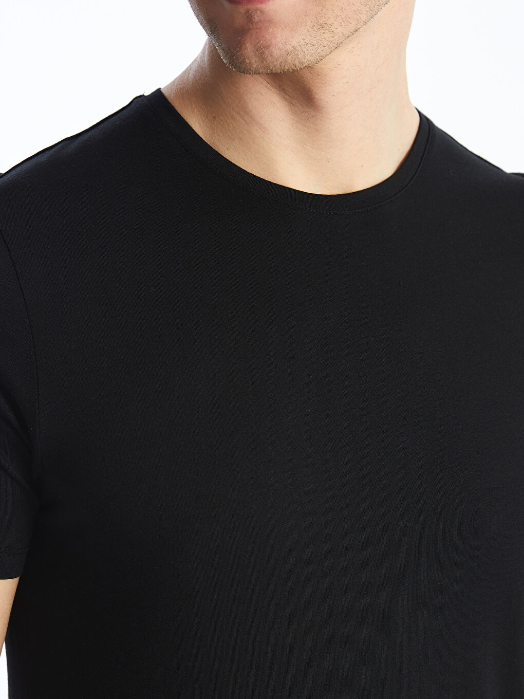 Crew Neck Jersey Men's T-Shirt-2