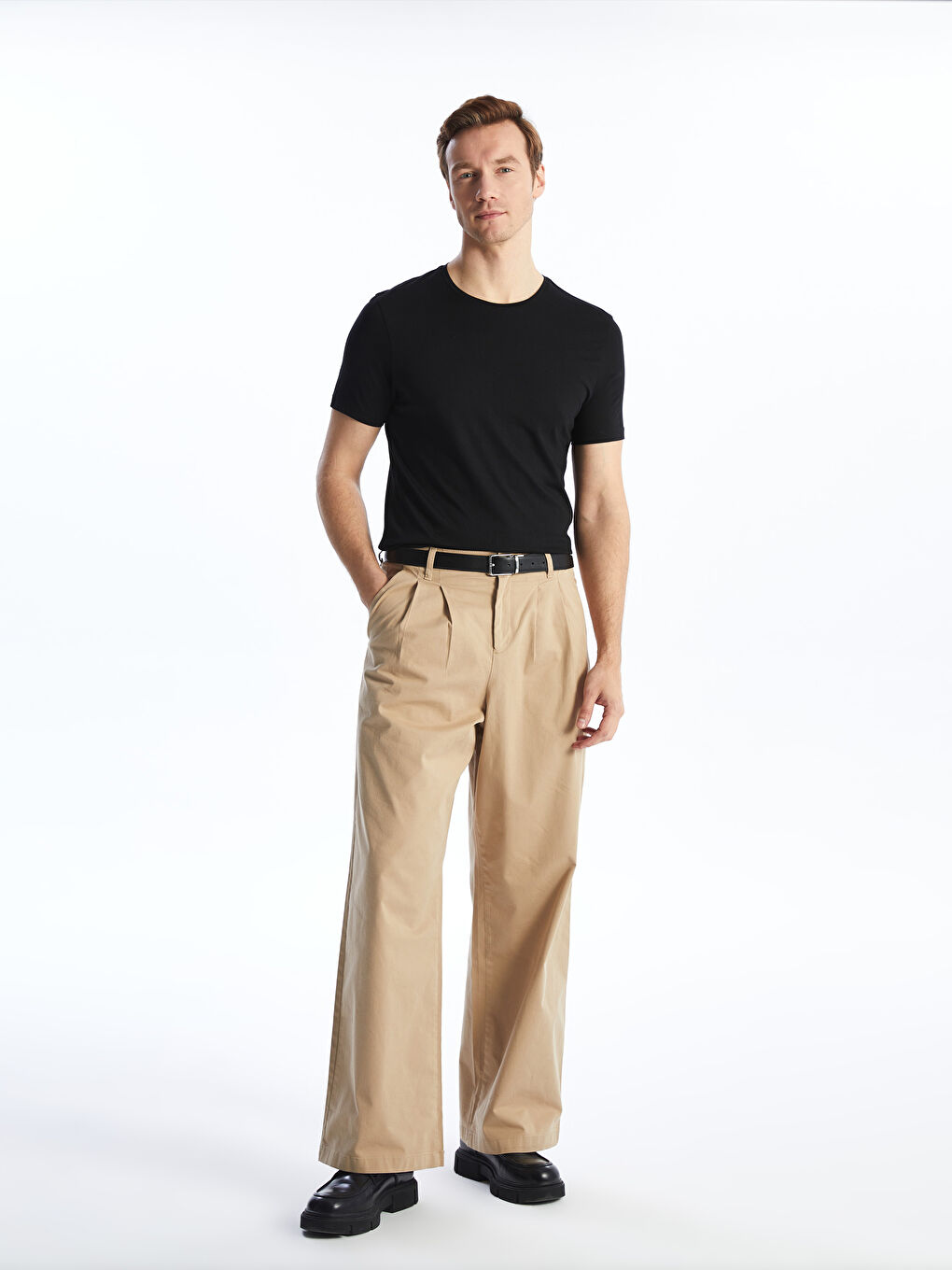 Crew Neck Jersey Men's T-Shirt-3