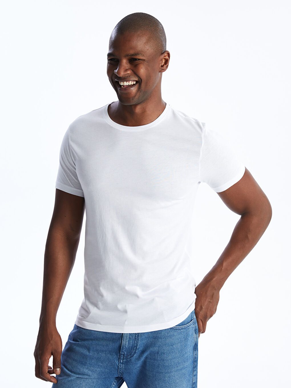 Crew Neck Jersey Men's T-Shirt