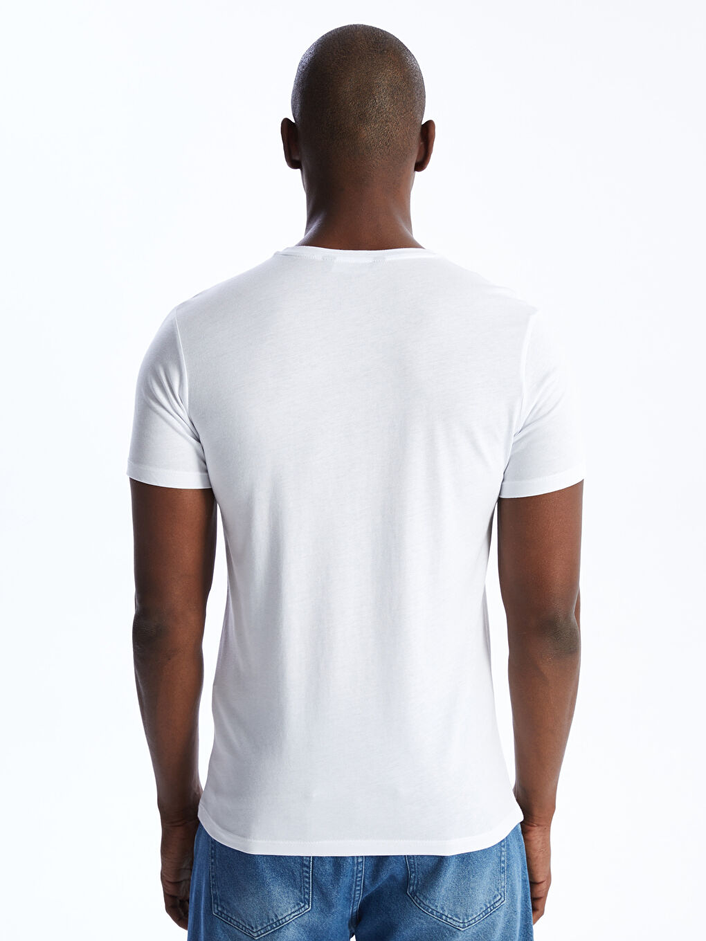 Crew Neck Jersey Men's T-Shirt-4