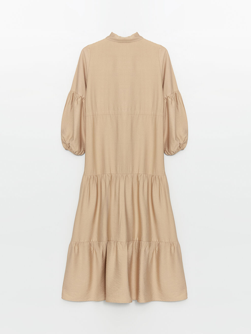 Plain Long Sleeve Women's Shirt Dress -S4AG87Z8-VVB