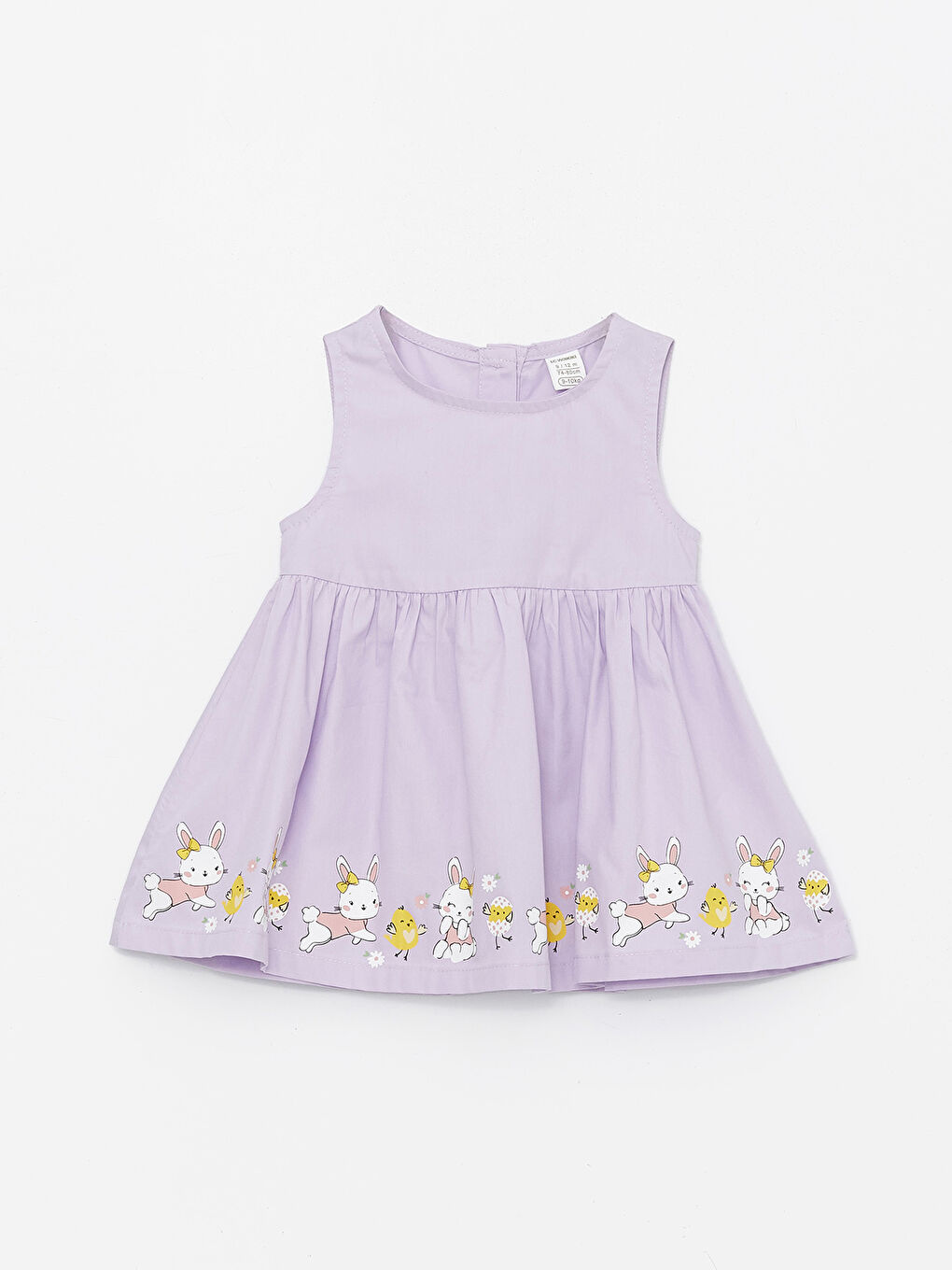 LC Waikiki Crew Neck Short Sleeve Baby Girls' Dress -S4AH01Z1-G0W