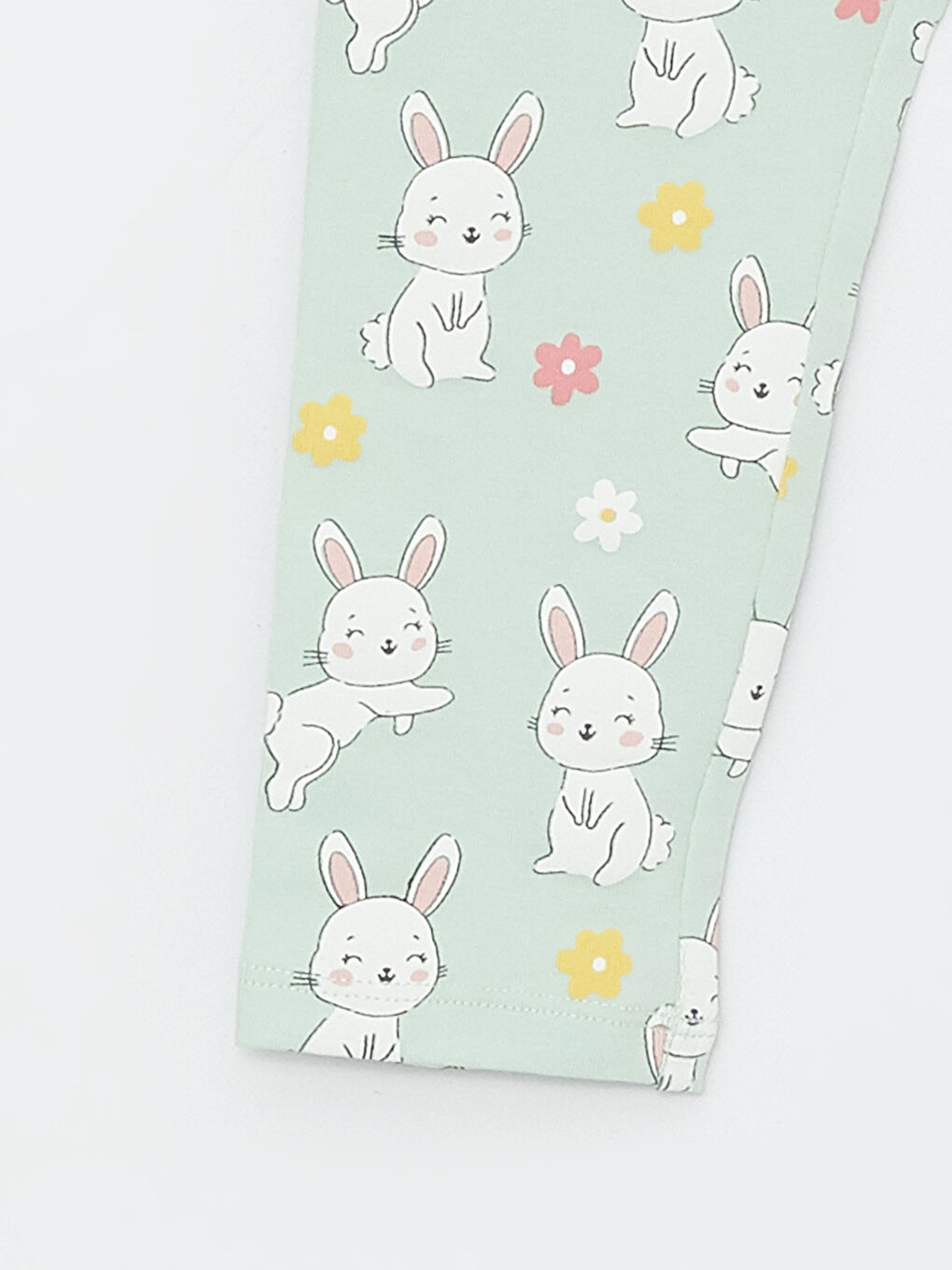 Elasticated Waist Printed Baby Girls' Leggings -S4AH06Z1-LRL