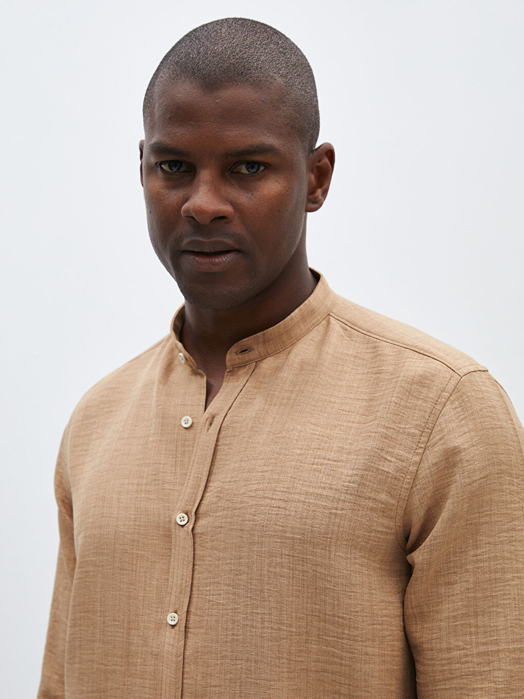 Ерлерге арналған ұзын жеңді текстуралы жейде-2