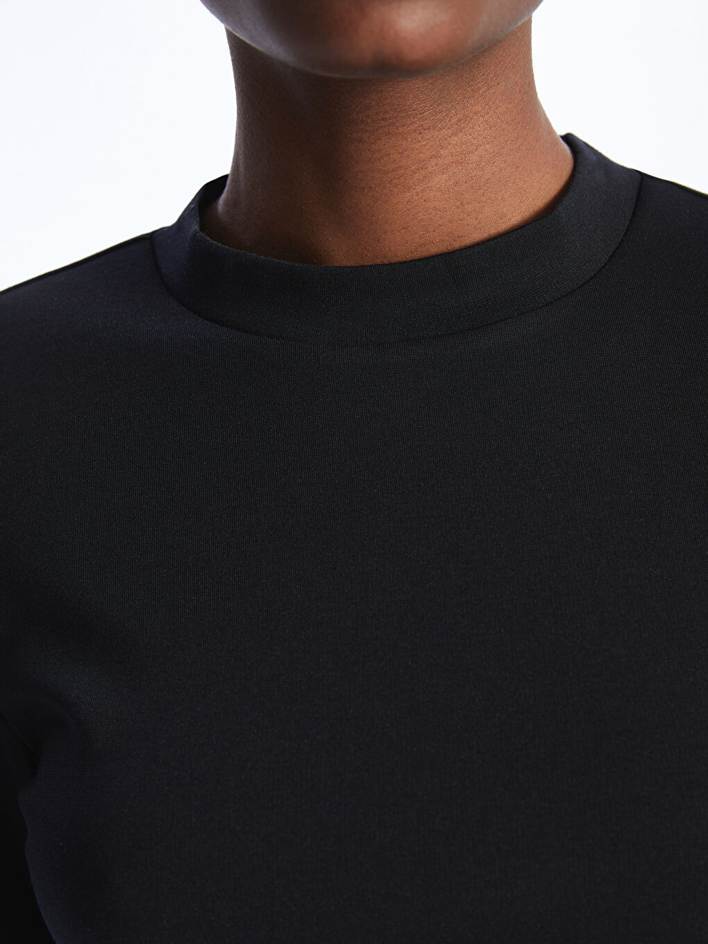 Crew Neck Plain Short Sleeve Women's Bodycon Dress -S4AH22Z8-CVL
