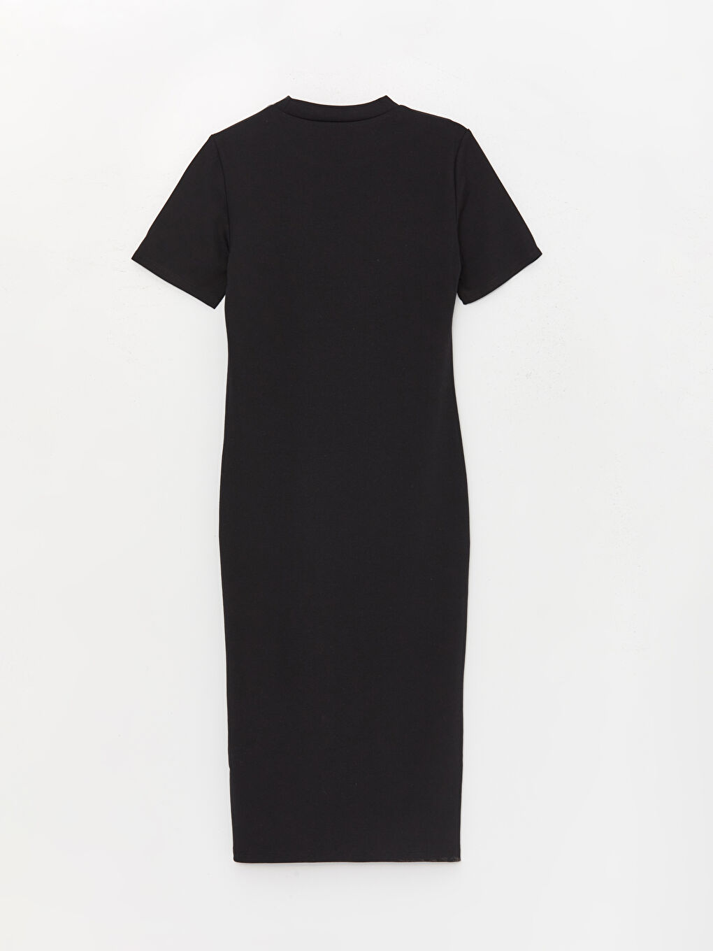 Crew Neck Plain Short Sleeve Women's Bodycon Dress -S4AH22Z8-CVL