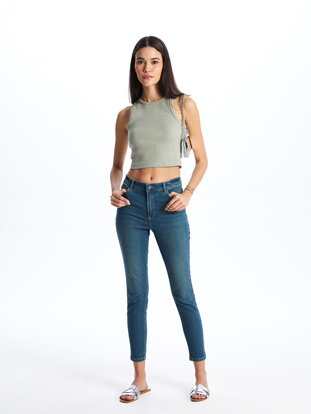 Jupiter Super Skinny Fit Women's Jeans -S4AH37Z8-507