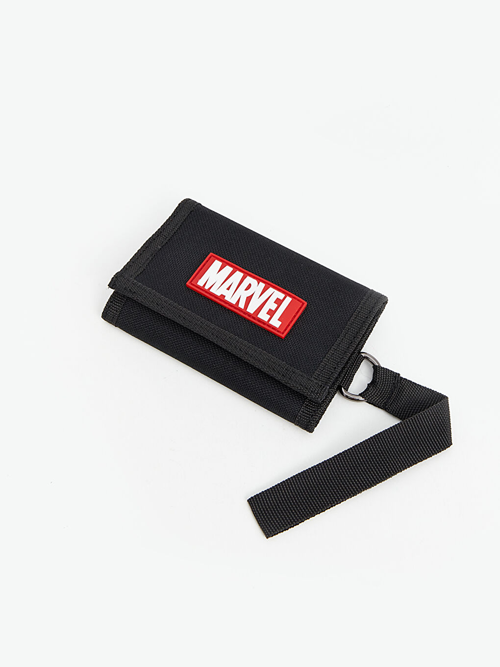 Siyah Marvel Baskılı Erkek Çocuk Cüzdan-1