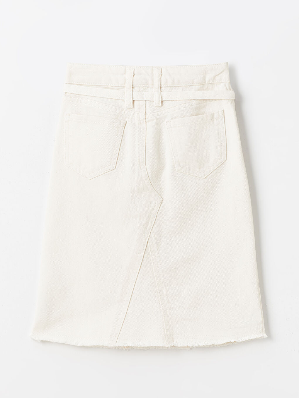 Ekru Basic Kız Çocuk Etek-1