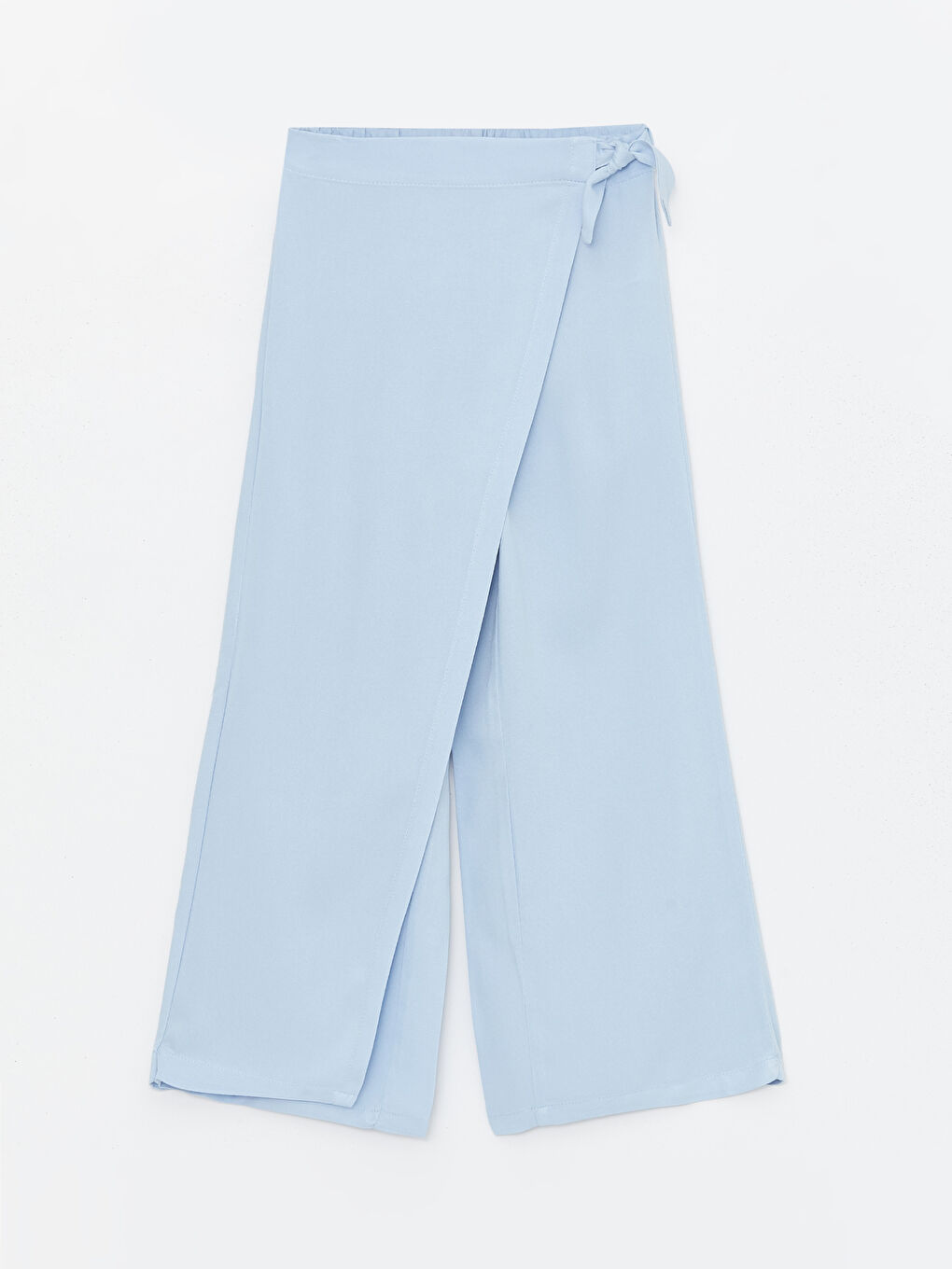 Elastic Waist Wideleg Girl's Trousers -S4AH81Z4-FMR
