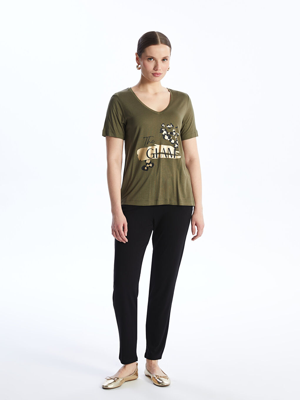 Pantalons de survêtement pour Femmes avec taille élastiquée-1