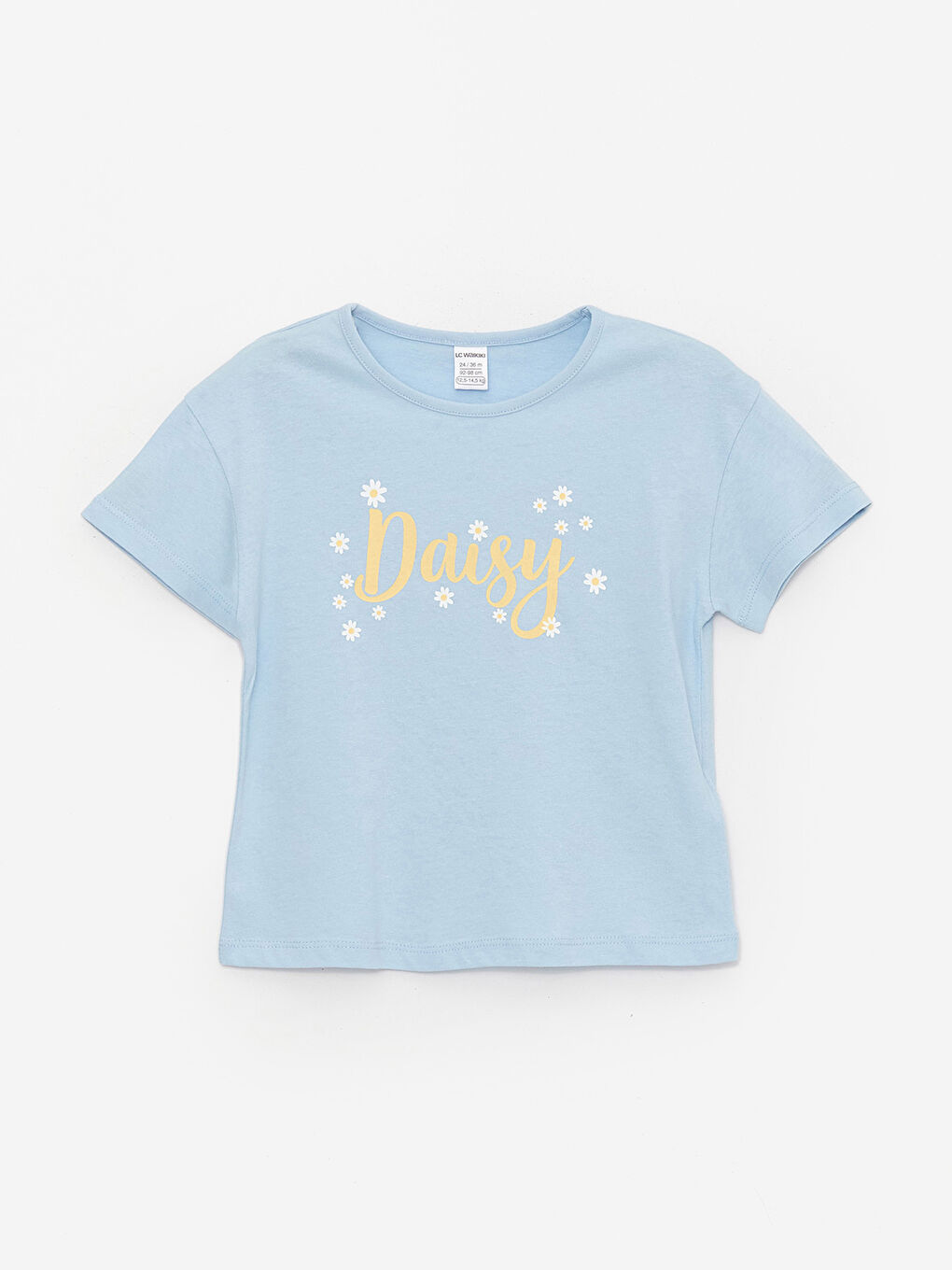 T-shirt à Manches Courtes Imprimé Col Rond pour Bébés Filles