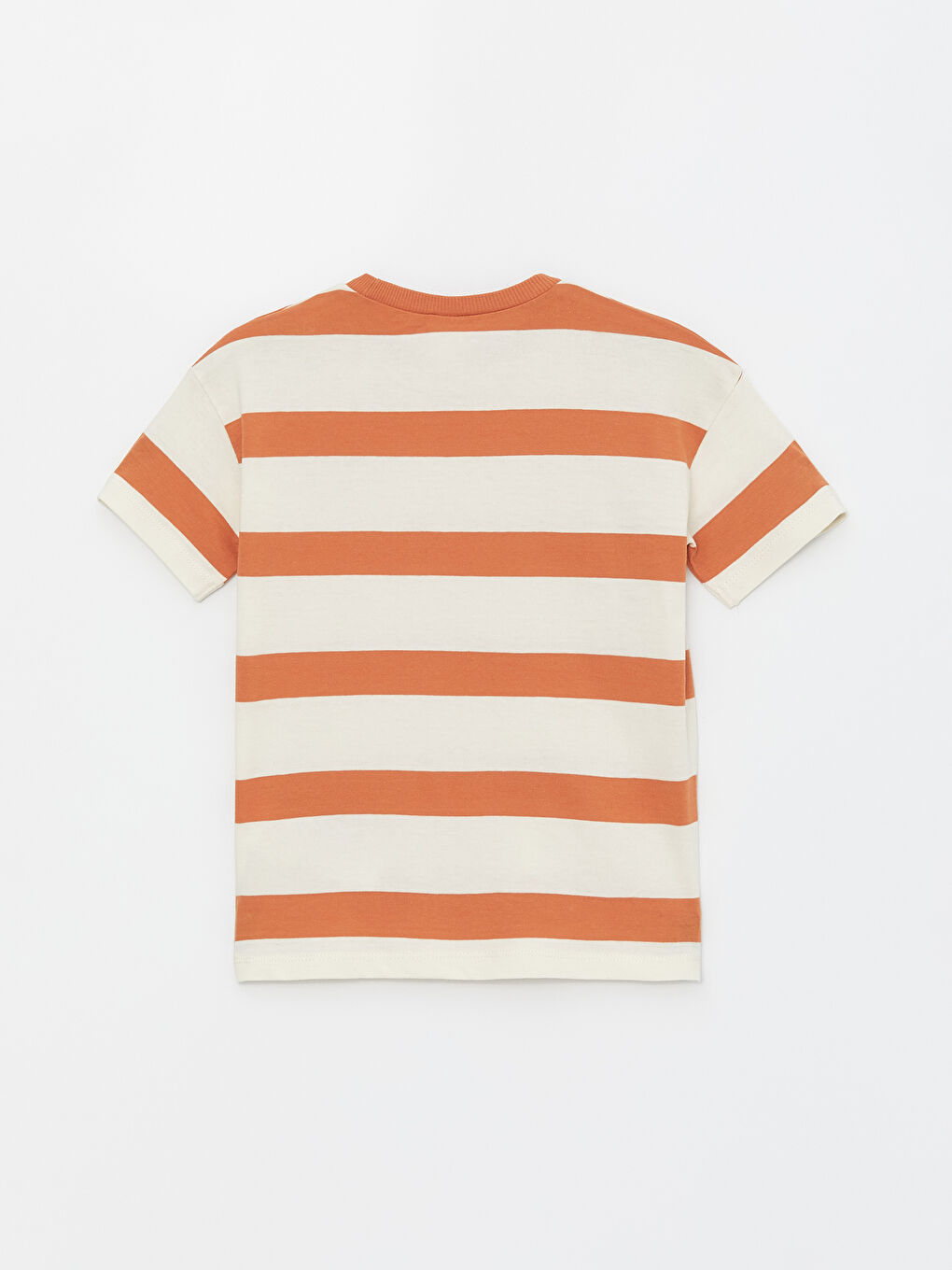Crew Neck Short Sleeve Striped Baby Boy T-Shirt -S4AI32Z1-SZ5