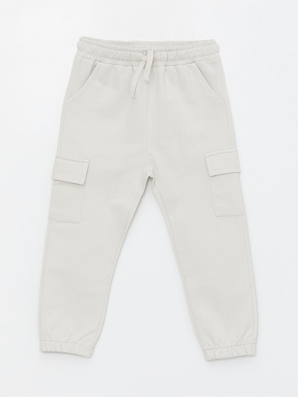Gri Beli Lastikli Erkek Bebek Jogger Eşofman Altı-2