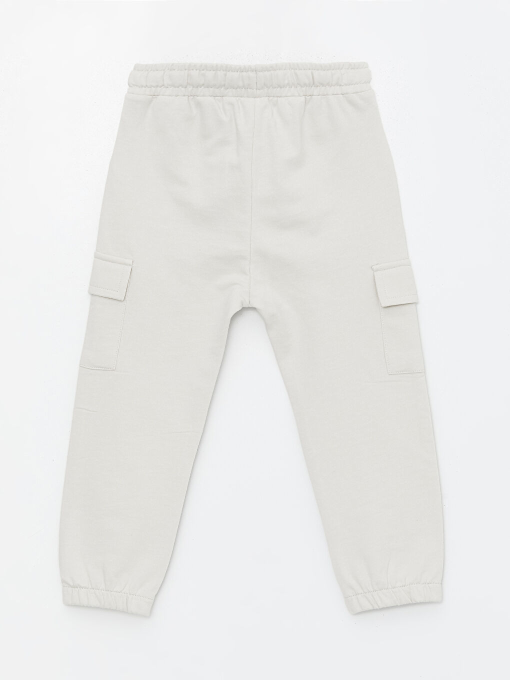 Gri Beli Lastikli Erkek Bebek Jogger Eşofman Altı-3
