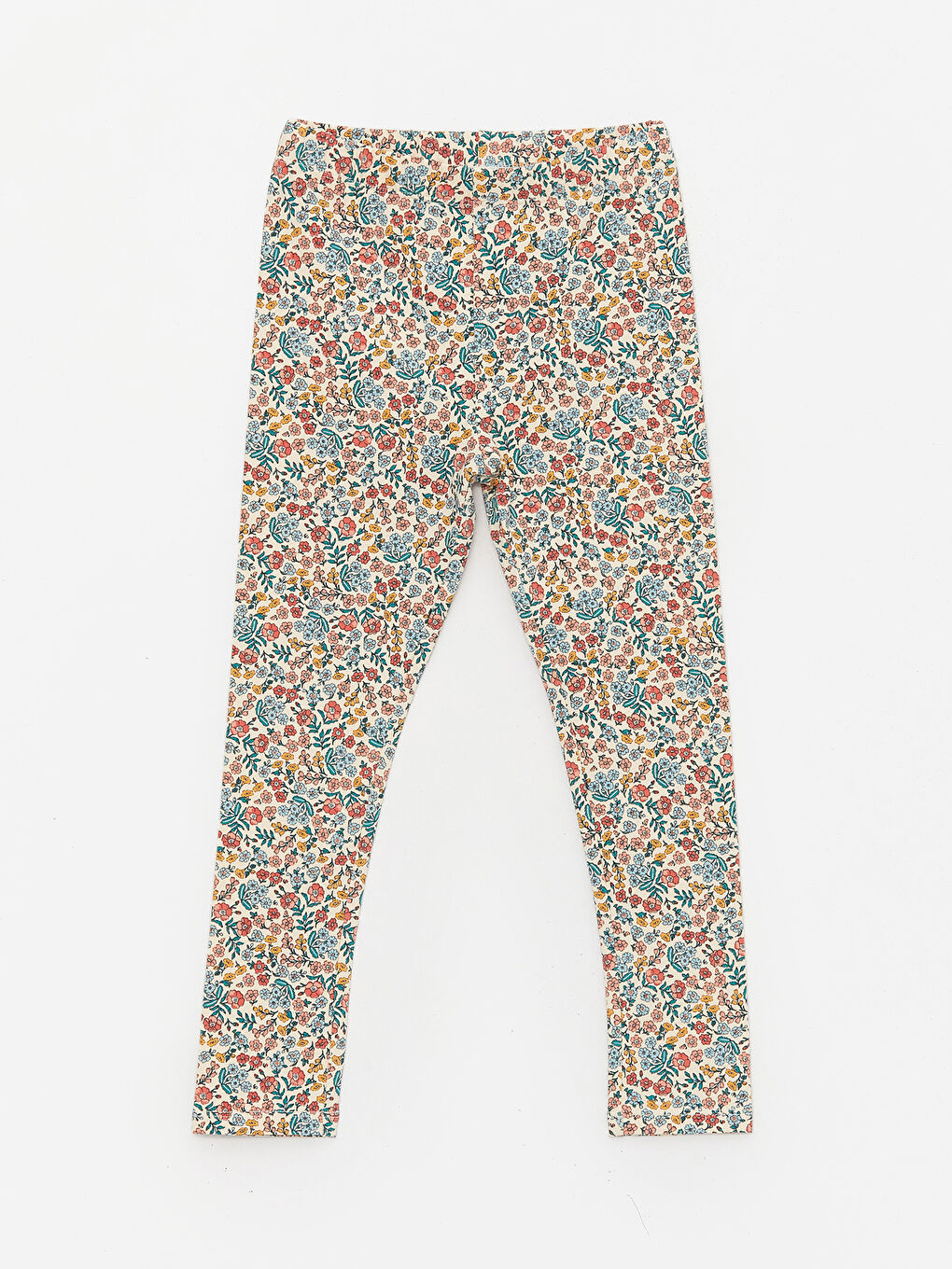 Elastic Waist Floral Patterned Baby Girl Tights -S4AI49Z1-LRA