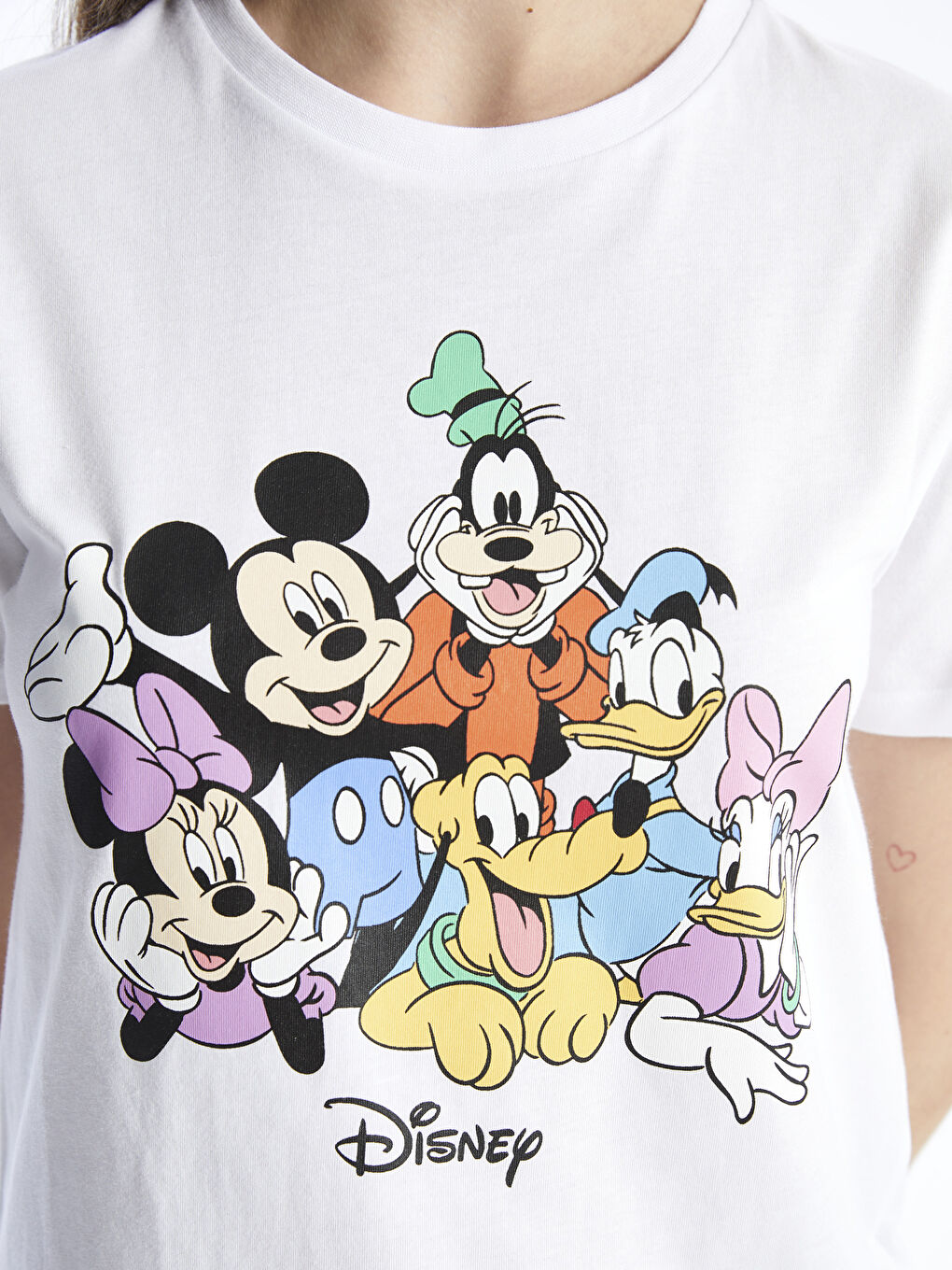 Ženska majica okruglog izreza sa štampom Mickey i prijatelji -S4AI55Z8-Q6K