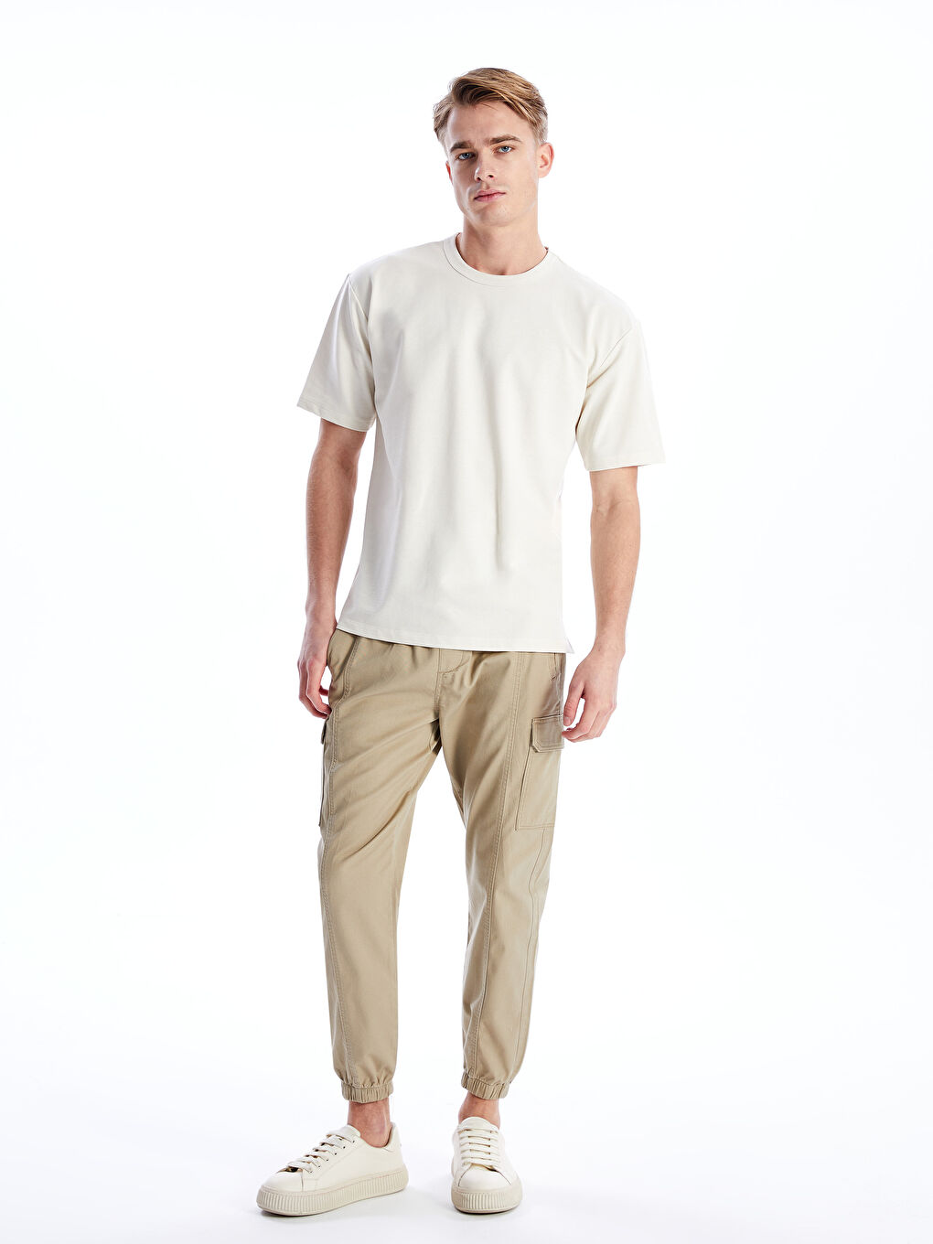 XSIDE Standard Fit Gabardine Jogginghose für Herren -S4AI85Z8-S9D
