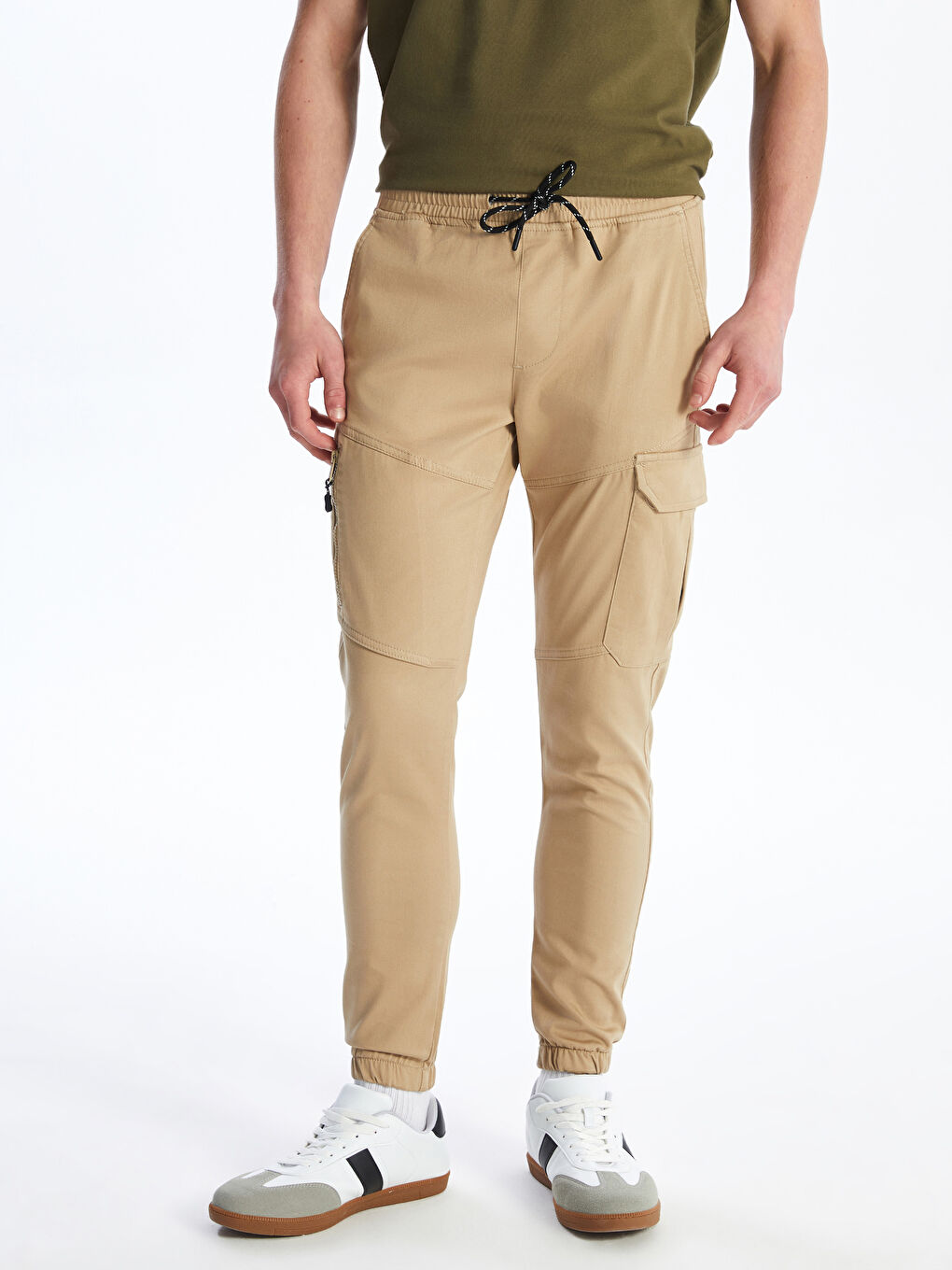 Slim Fit Men's Cargo Trousers -S4AJ32Z8-S3Y