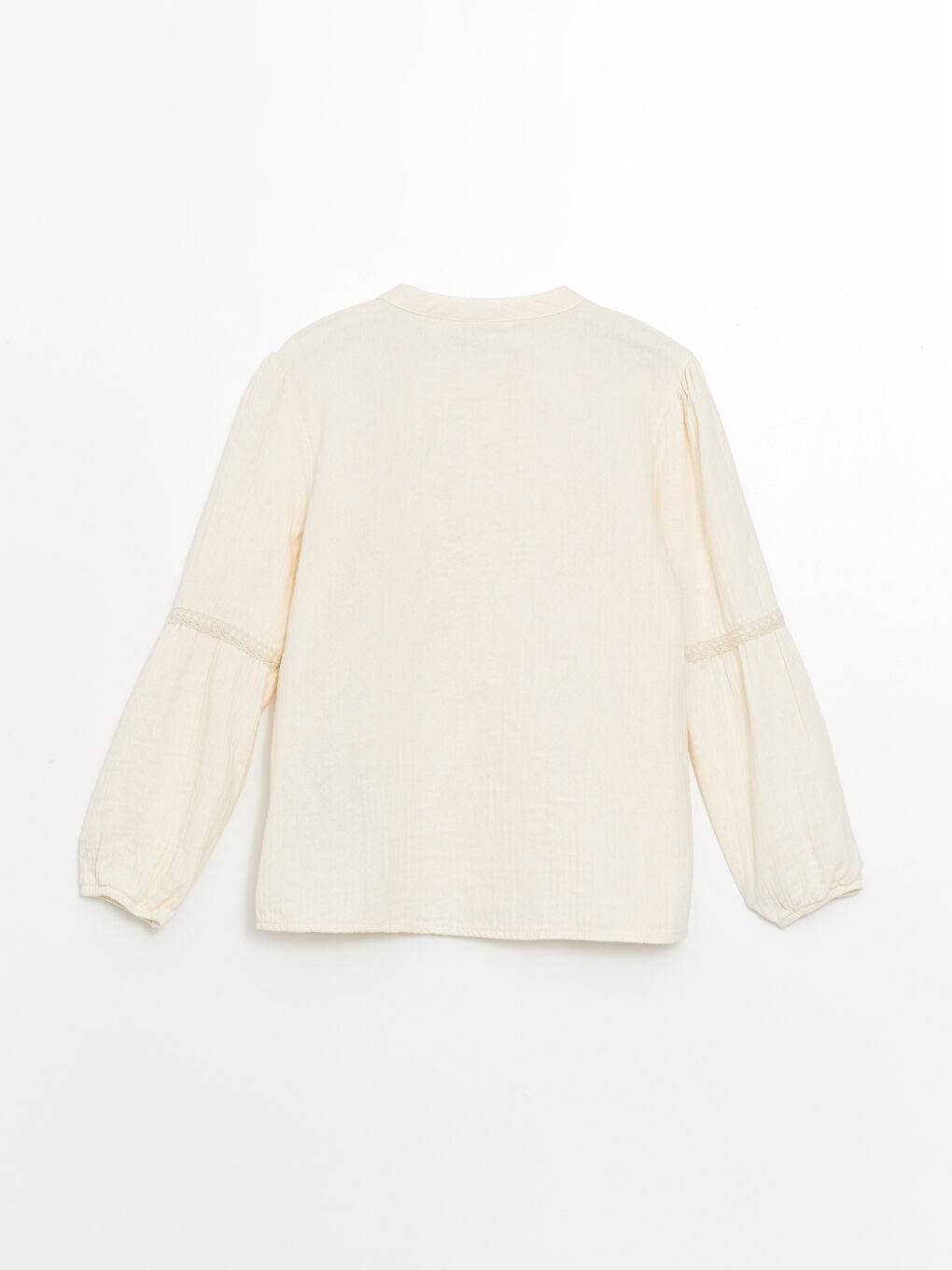 Crew Neck Long Sleeve Girl's Shirt -S4AJ61Z4-FRC