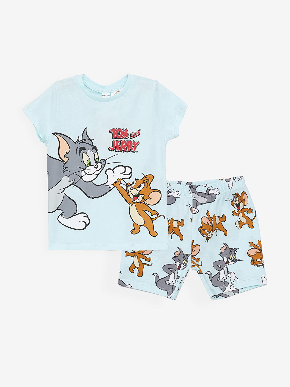 Tom and Jerry Printed Baby Boys' Shorts Pyjama Set -S4AJ65Z1-SRY