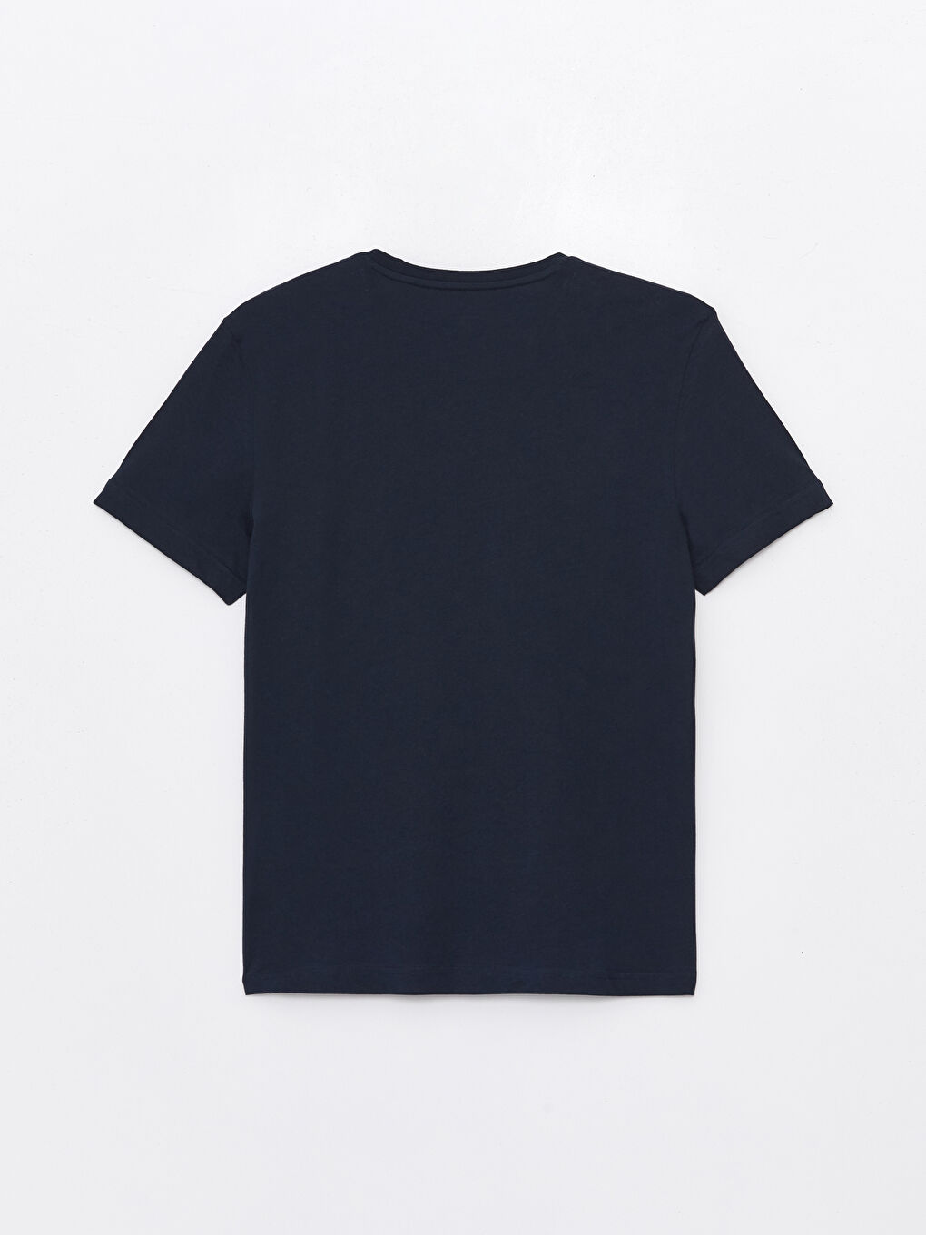 Crew Neck Short Sleeve Printed Combed Cotton Men's T-shirt-6