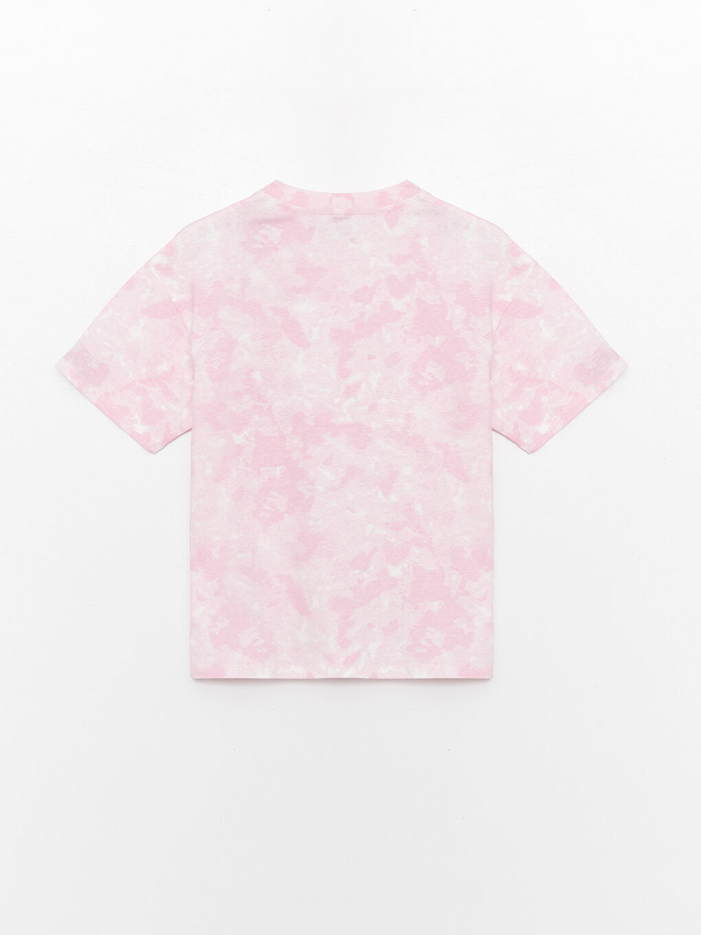 LCW Kids Crew Neck Printed Short Sleeve Girls' T-Shirt -S4AK14Z4-LT4