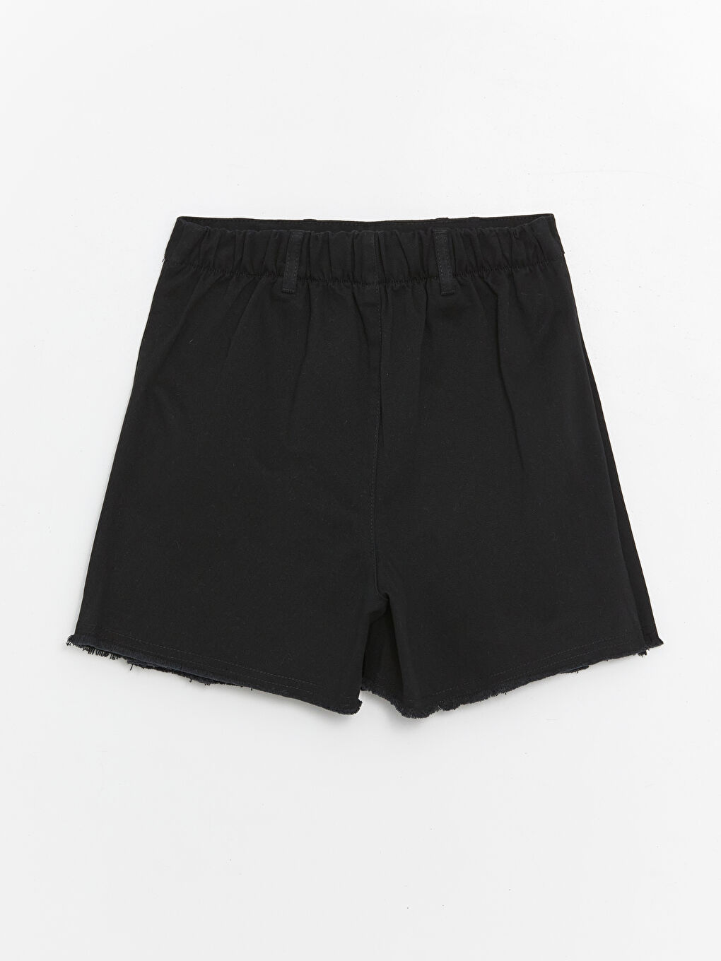 Siyah Beli Lastikli Kız Çocuk Şort Etek-3