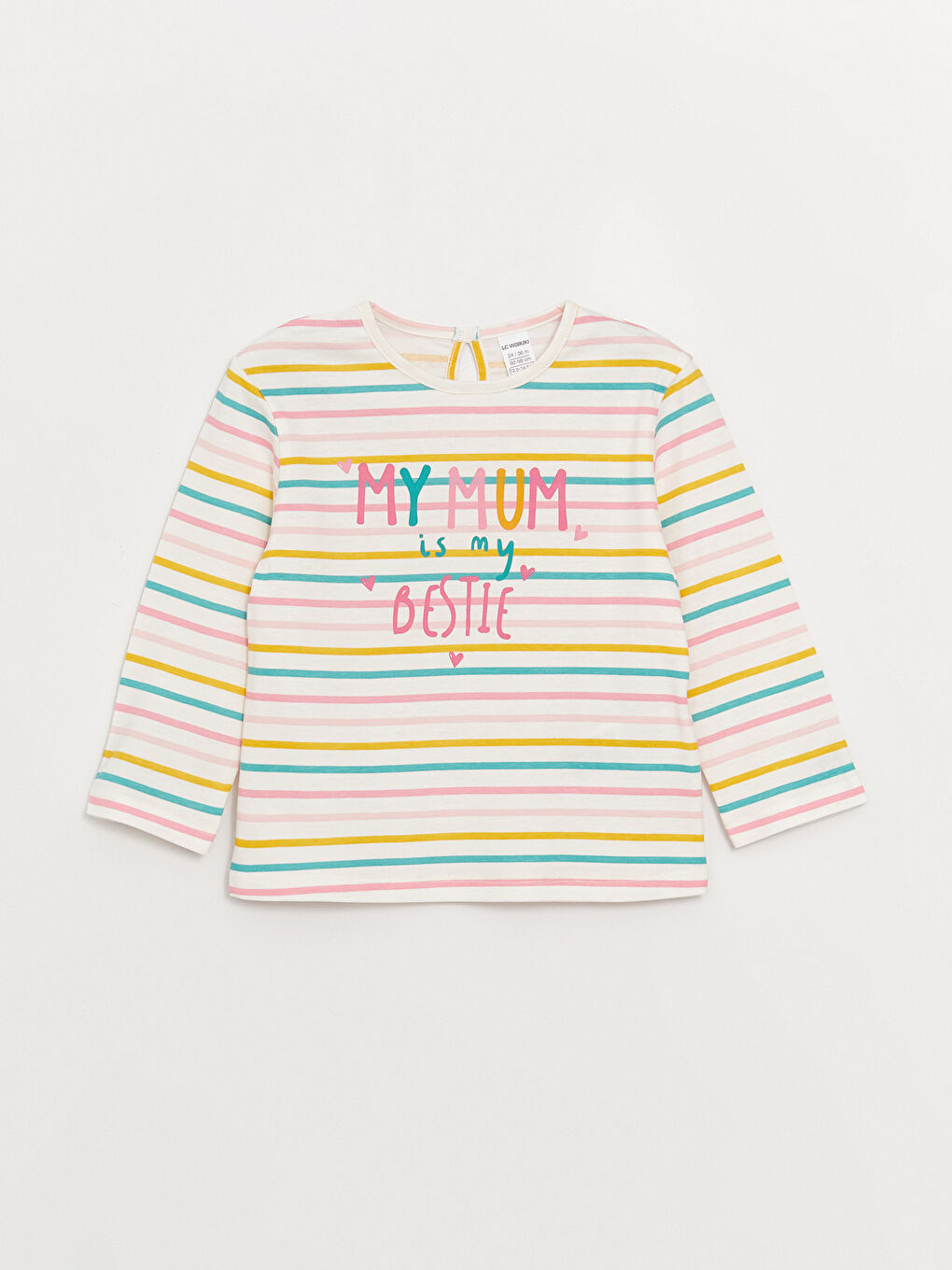 Crew Neck Striped Baby Girls' T-Shirt 2 Pack -S4AK91Z1-GAT