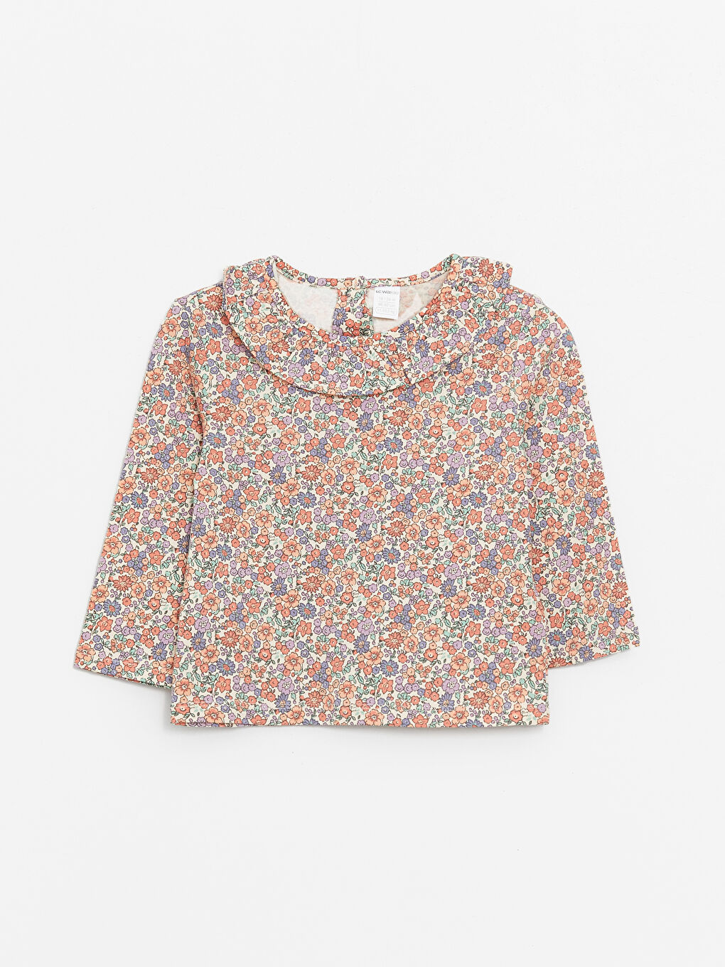Crew Neck Long Sleeve Baby Girls' Blouse 2 Pack -S4AK94Z1-G5R