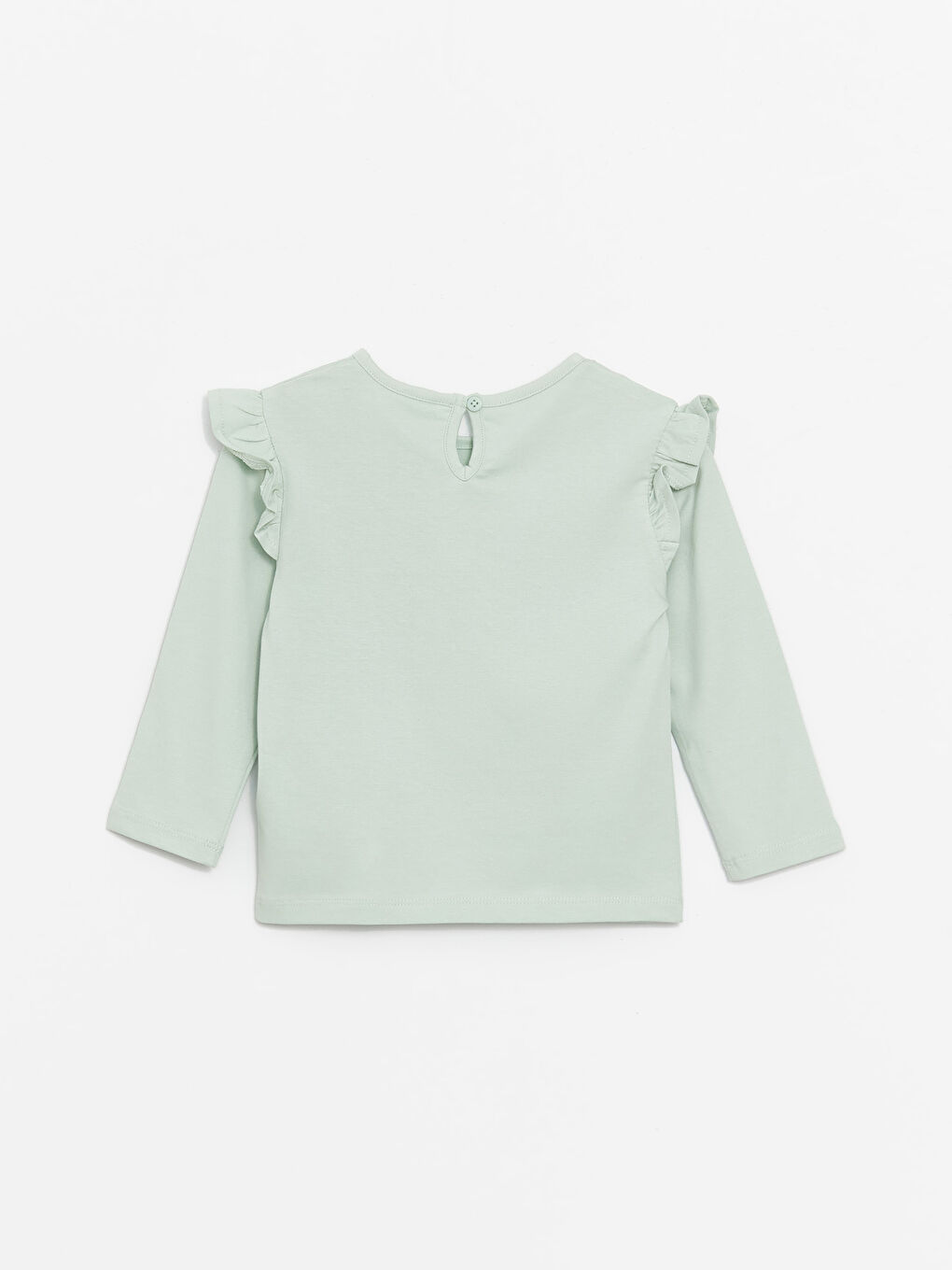 Crew Neck Long Sleeve Baby Girls' Blouse 2 Pack -S4AK94Z1-G5R