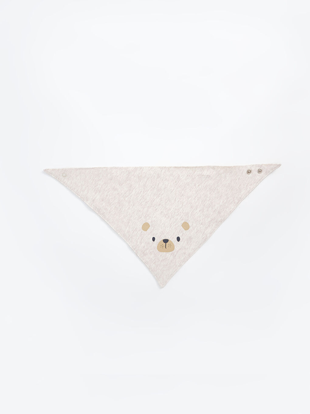 Ayıcık Baskılı Erkek Bebek Mama Önlüğü