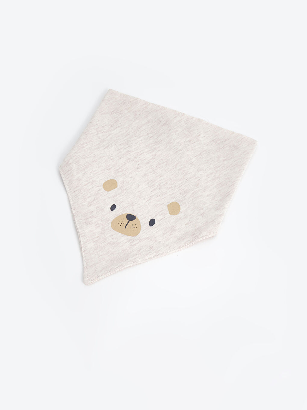 Ayıcık Baskılı Erkek Bebek Mama Önlüğü-1