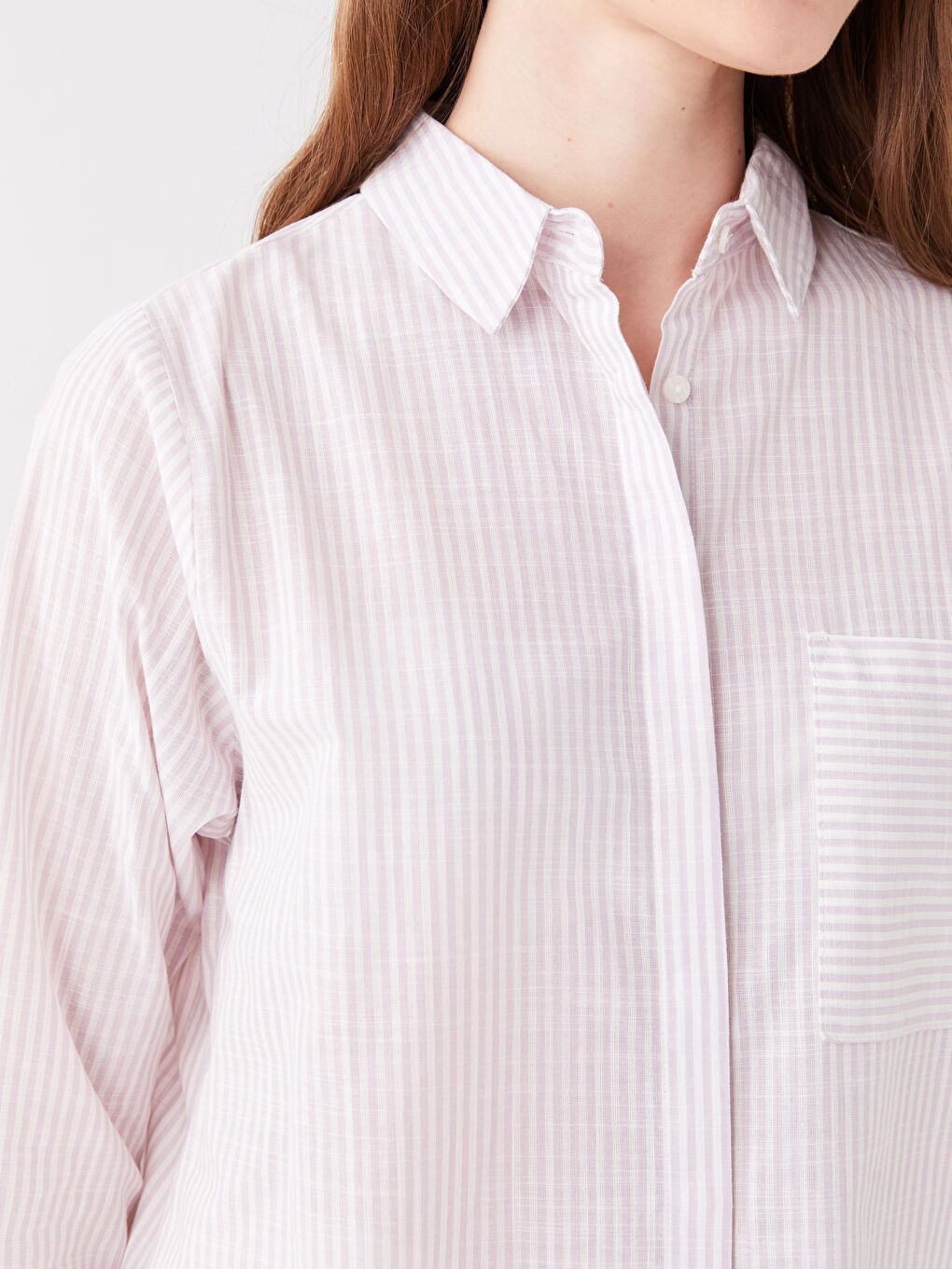 Women's Striped Shirt -S4AN25Z8-LGL