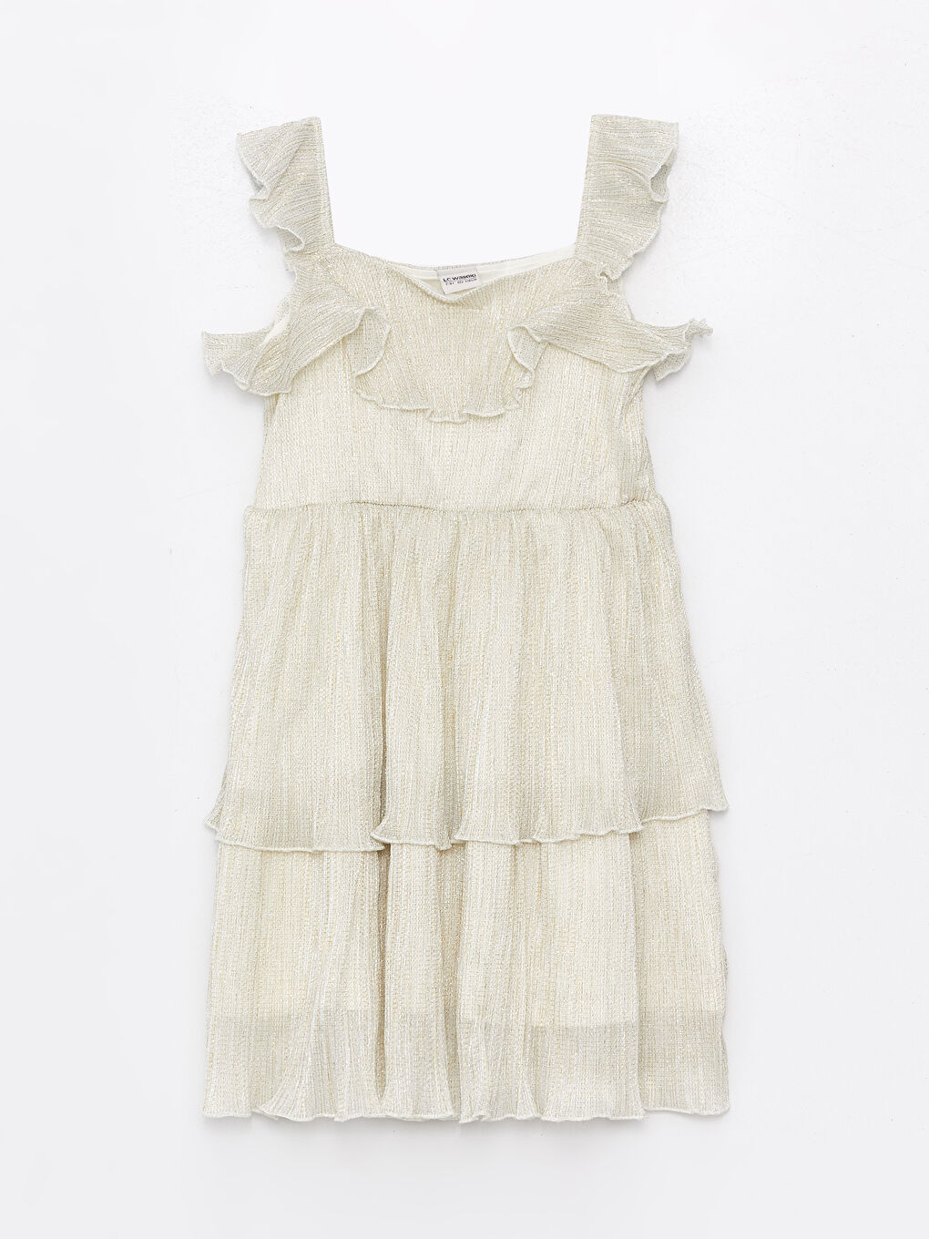 Square Neck Girls' Dress -S4AN26Z4-QVQ