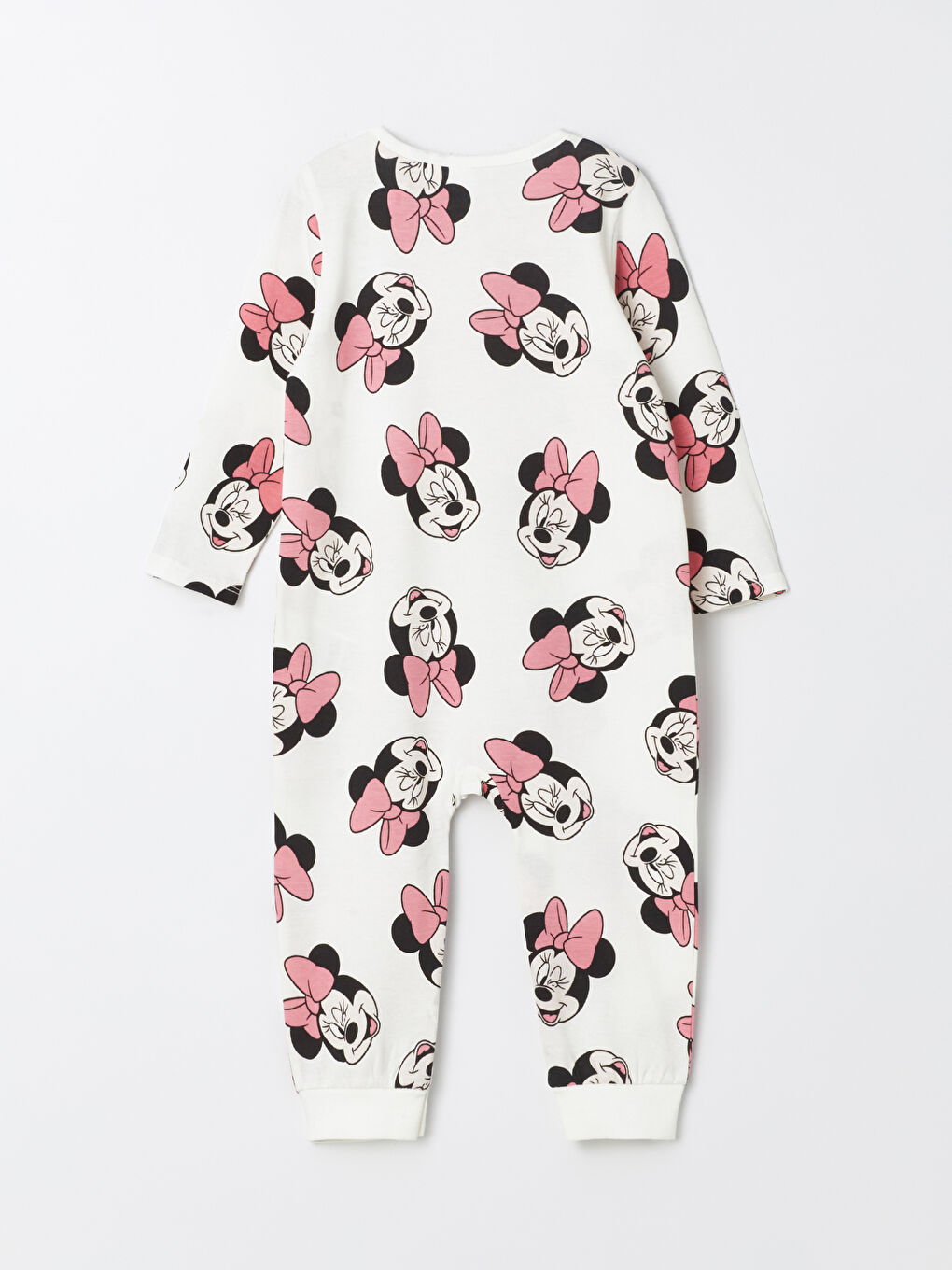 Crew Neck Long Sleeve Minnie Mouse Printed Baby Girls' Jumpsuit 2 Pack -S4AN40Z1-LRA