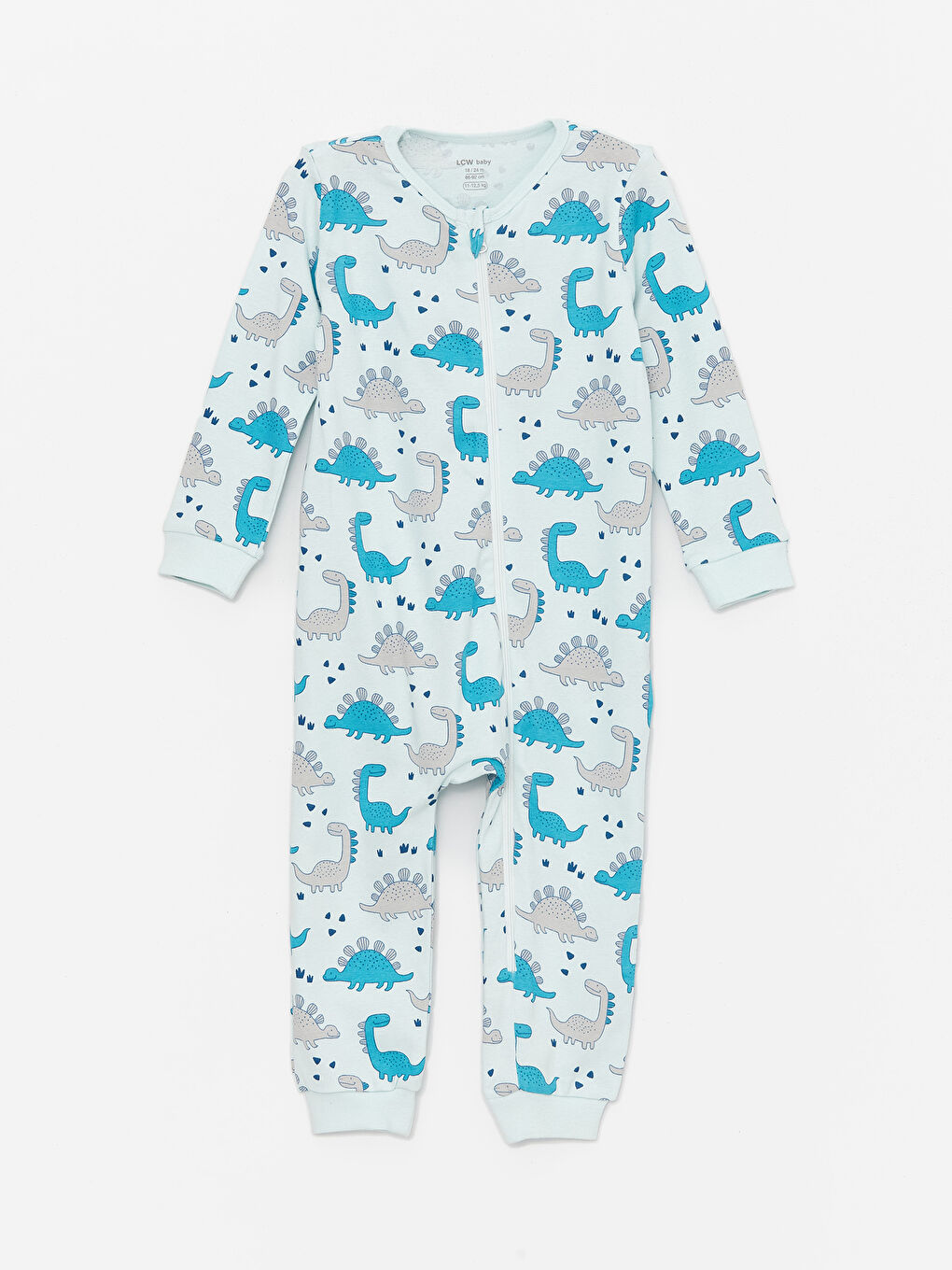 Crew Neck Printed Baby Boys' Jumpsuit 2 Pack -S4AN70Z1-LQT