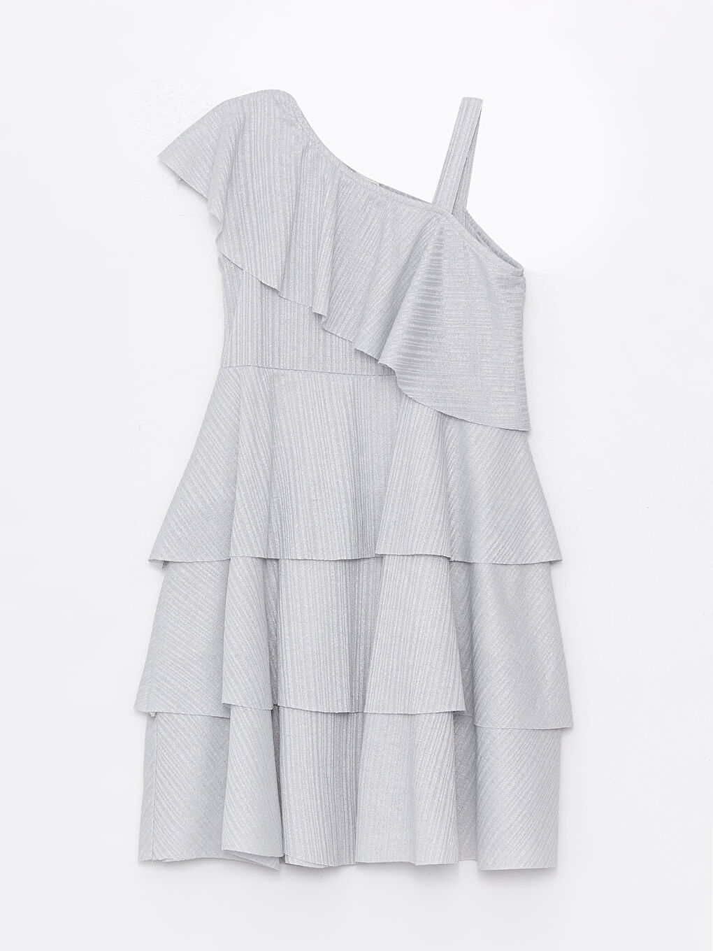 Ruffle Detail Girls' Dress -S4AN72Z4-J2F