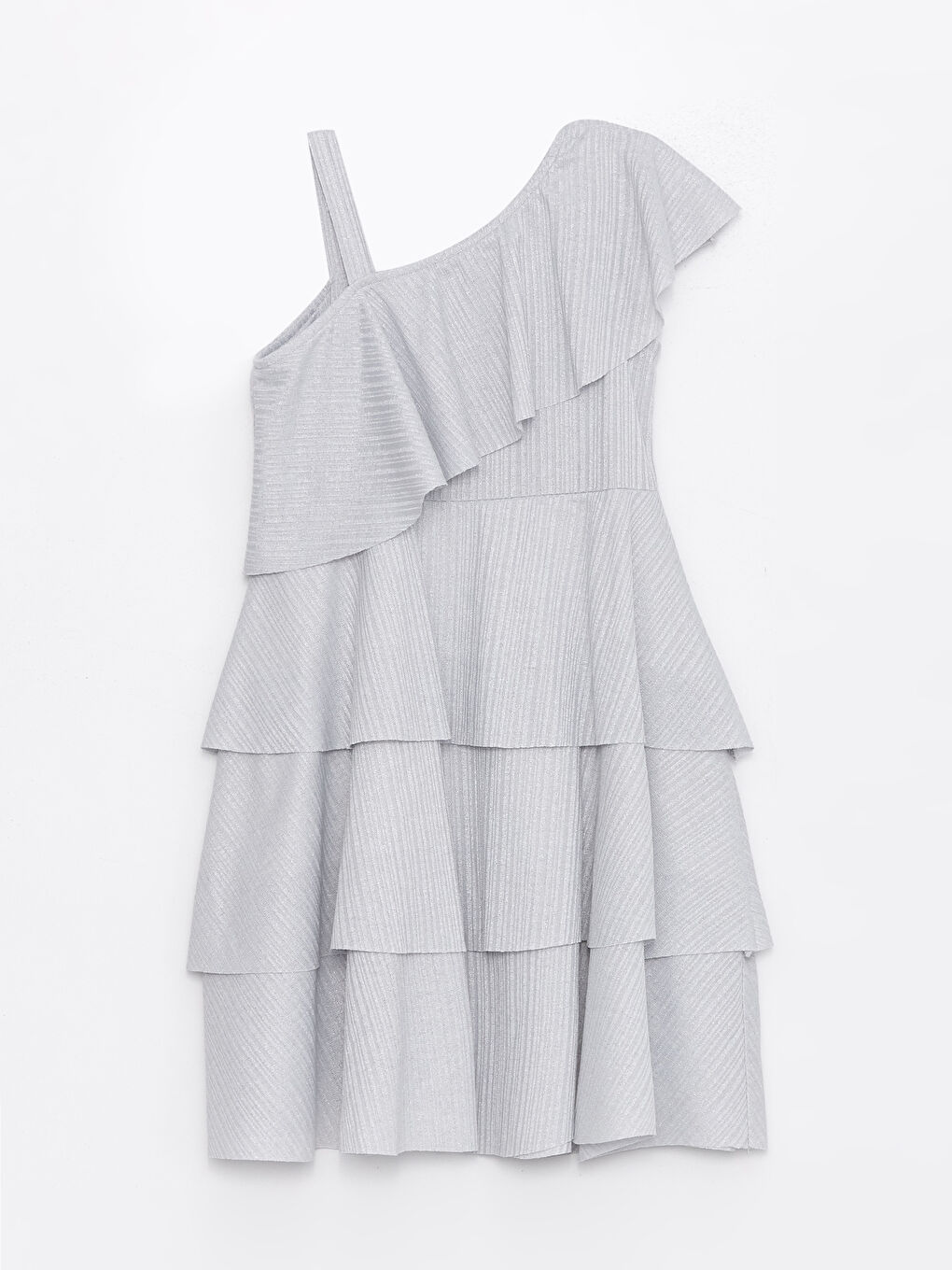 Ruffle Detail Girls' Dress -S4AN72Z4-J2F