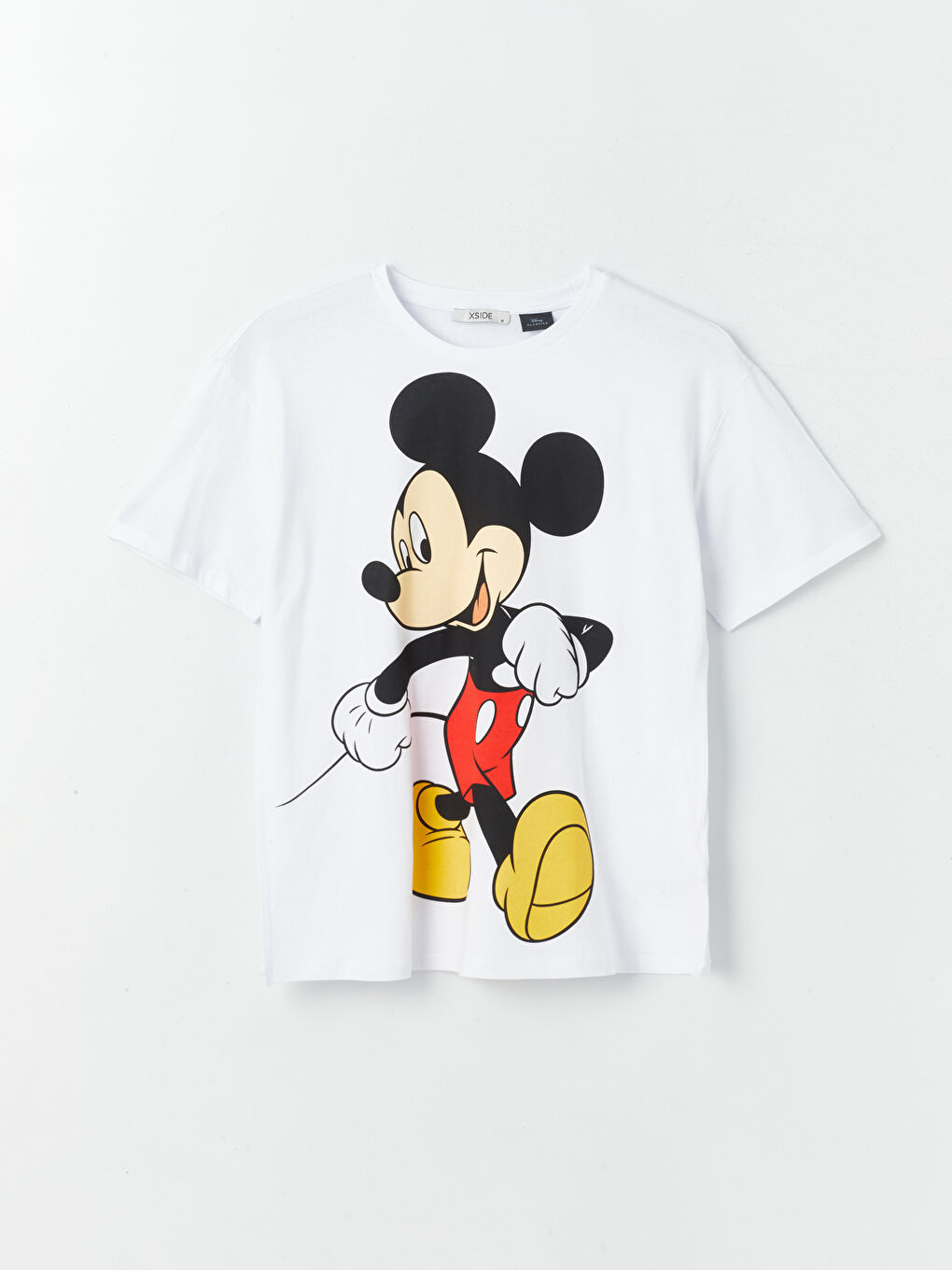Crew Neck Mickey Mouse Printed Short Sleeve Women's T-Shirt -S4AN89Z8-Q6K