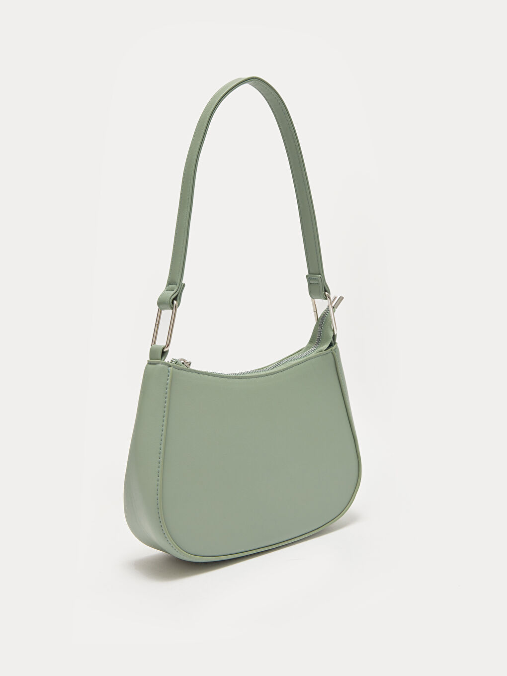 Faux Leather Women's Baguette Bag -S4AO00Z8-VCG