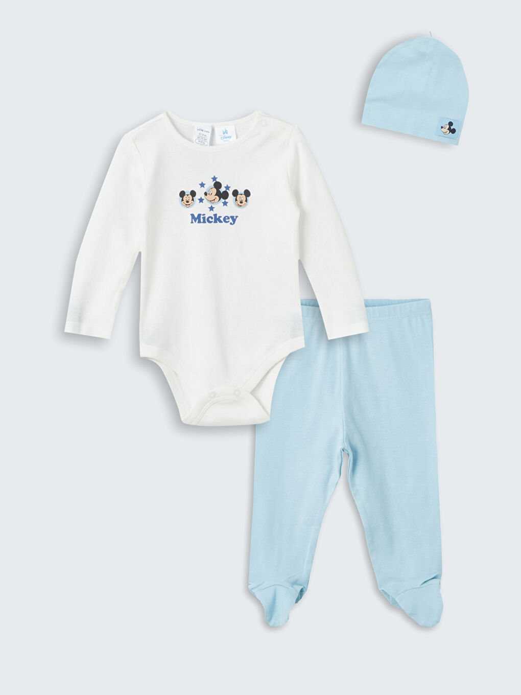 Mickey Mouse Printed Baby Boys' Hospital Outlet Set of 3 -S4AO18Z1-FDU