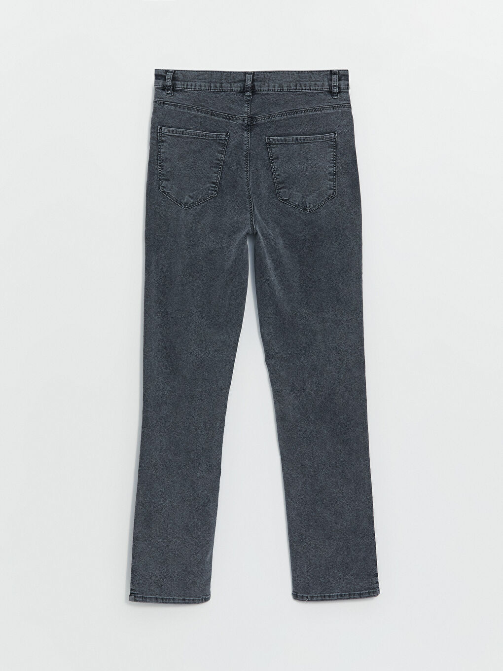 LCWAIKIKI Classic Gri Slim Fit Kadın Jean Pantolon - 6