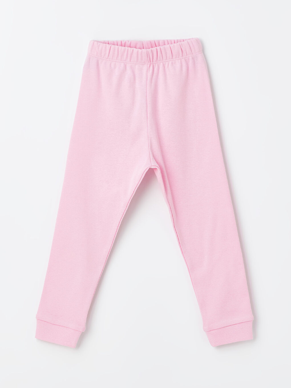 LCW baby Pembe Leylak Beli Lastikli Kız Bebek Pijama Alt 2'li - 2