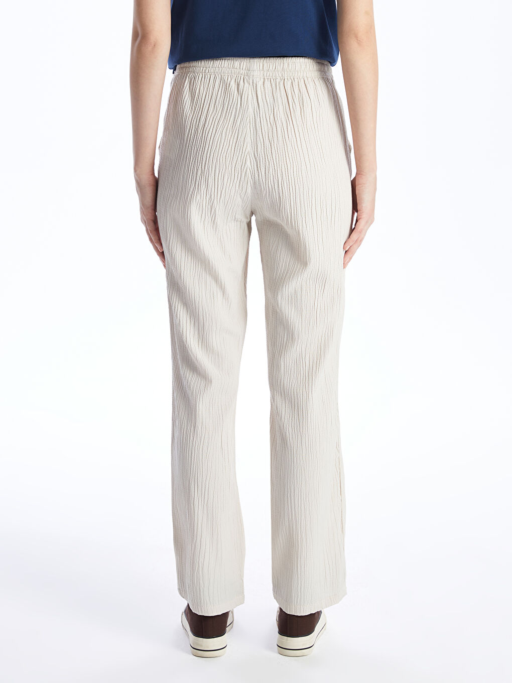 Elasticated Waist Comfortable Fit Maternity Trousers -S4AQ04Z8-R82