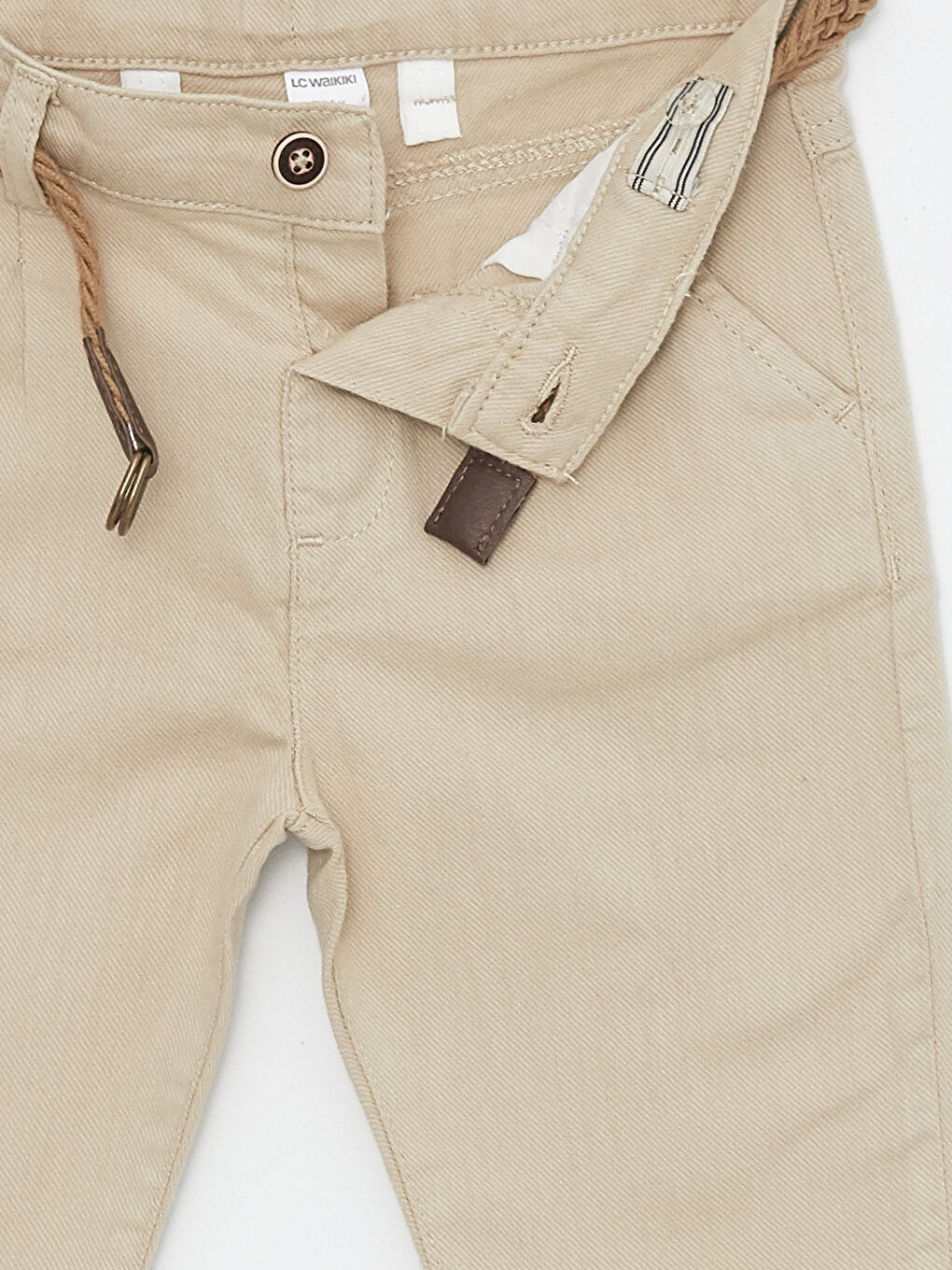 LCW Kids Basic Baby Boys' Belted Trousers -S4AQ17Z1-FFG