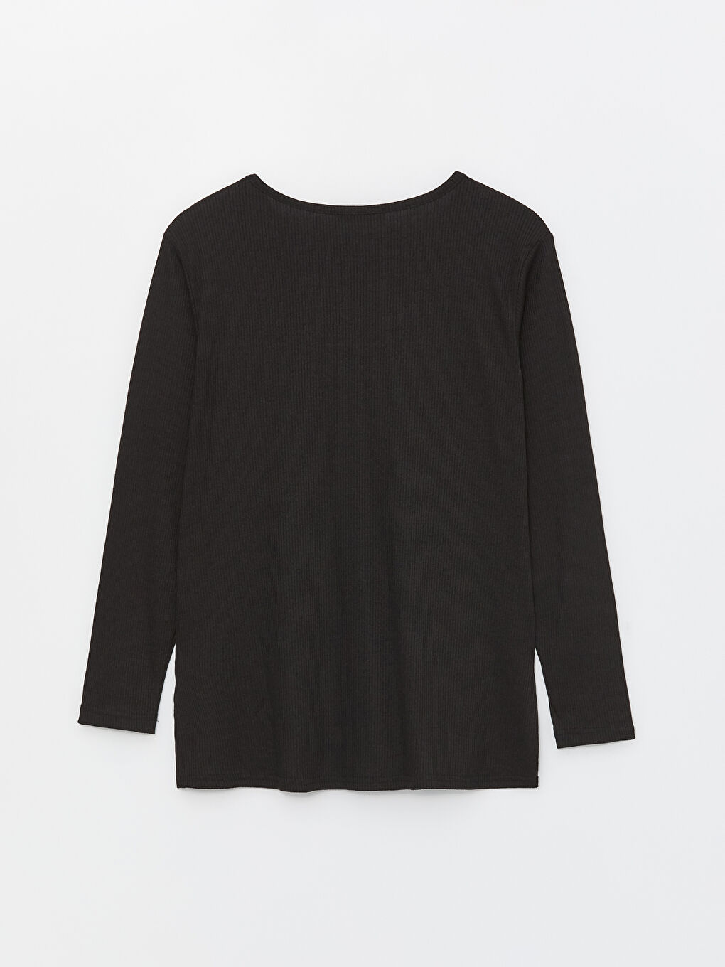 Crew Neck Plain Long Sleeve Women's T-Shirt -S4AQ26Z8-CVL