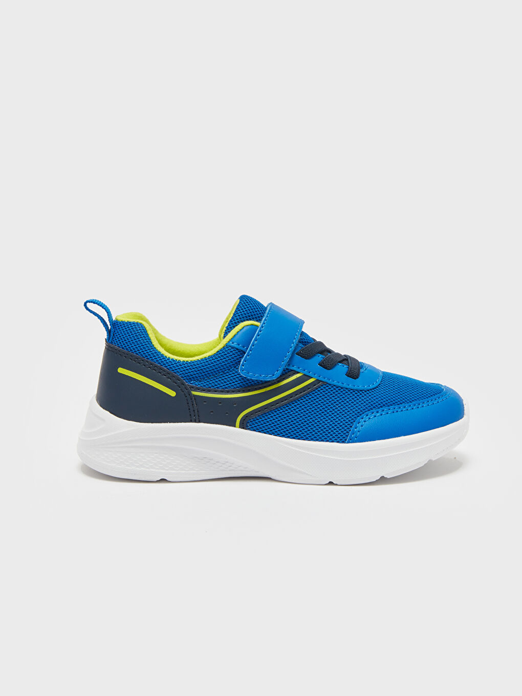 Lace-Up Boys' Sneakers with Mesh Detail -S4AQ32Z4-CRW